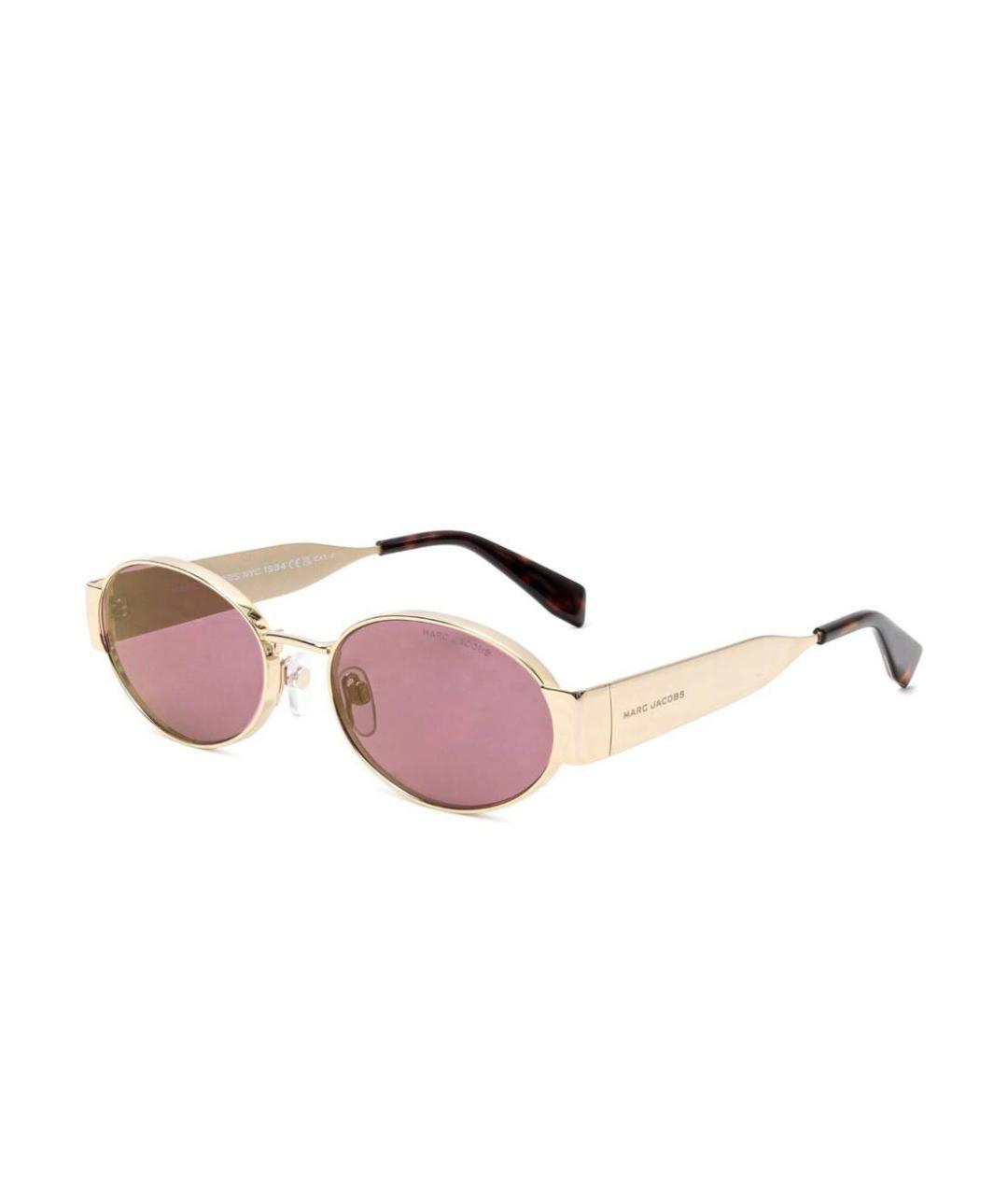 MARC JACOBS Розовые металлические солнцезащитные очки, фото 3