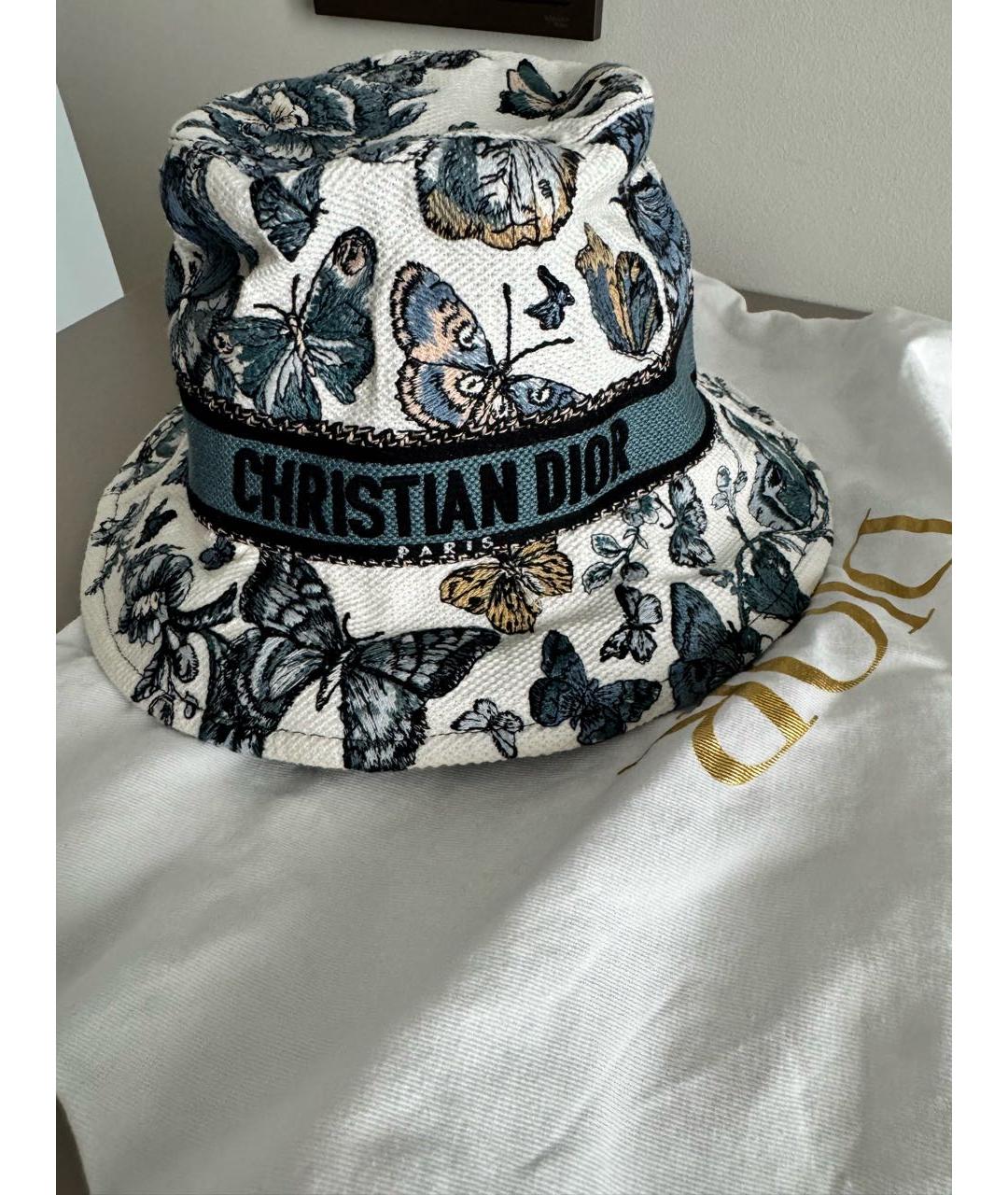CHRISTIAN DIOR Голубая шляпа, фото 3