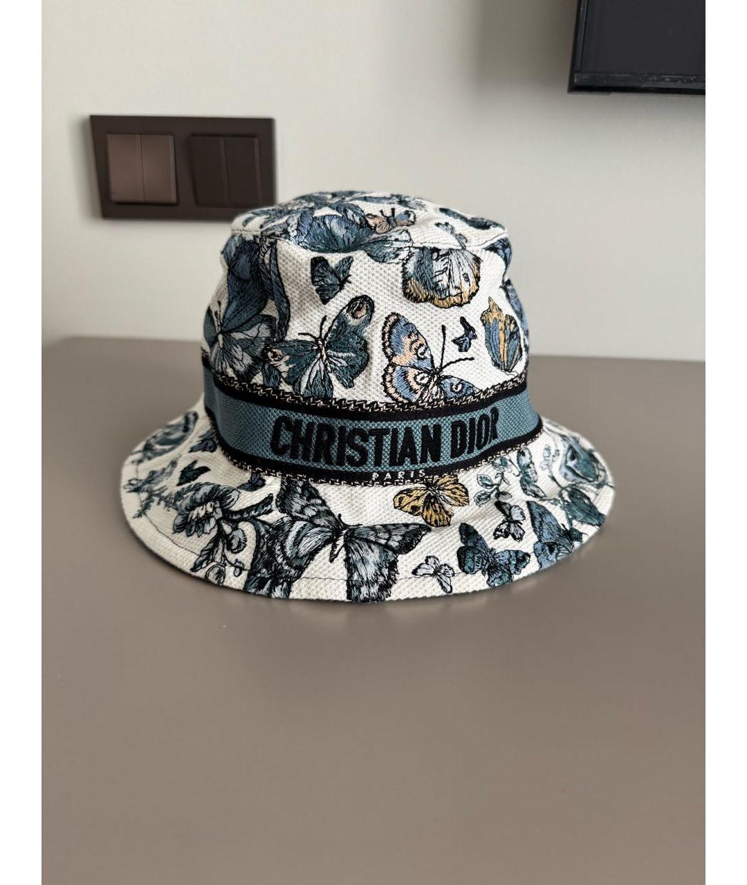 CHRISTIAN DIOR Голубая шляпа, фото 6