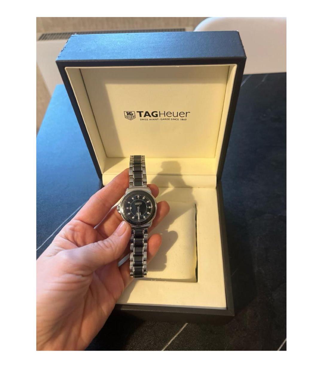 TAG HEUER Черные часы, фото 4