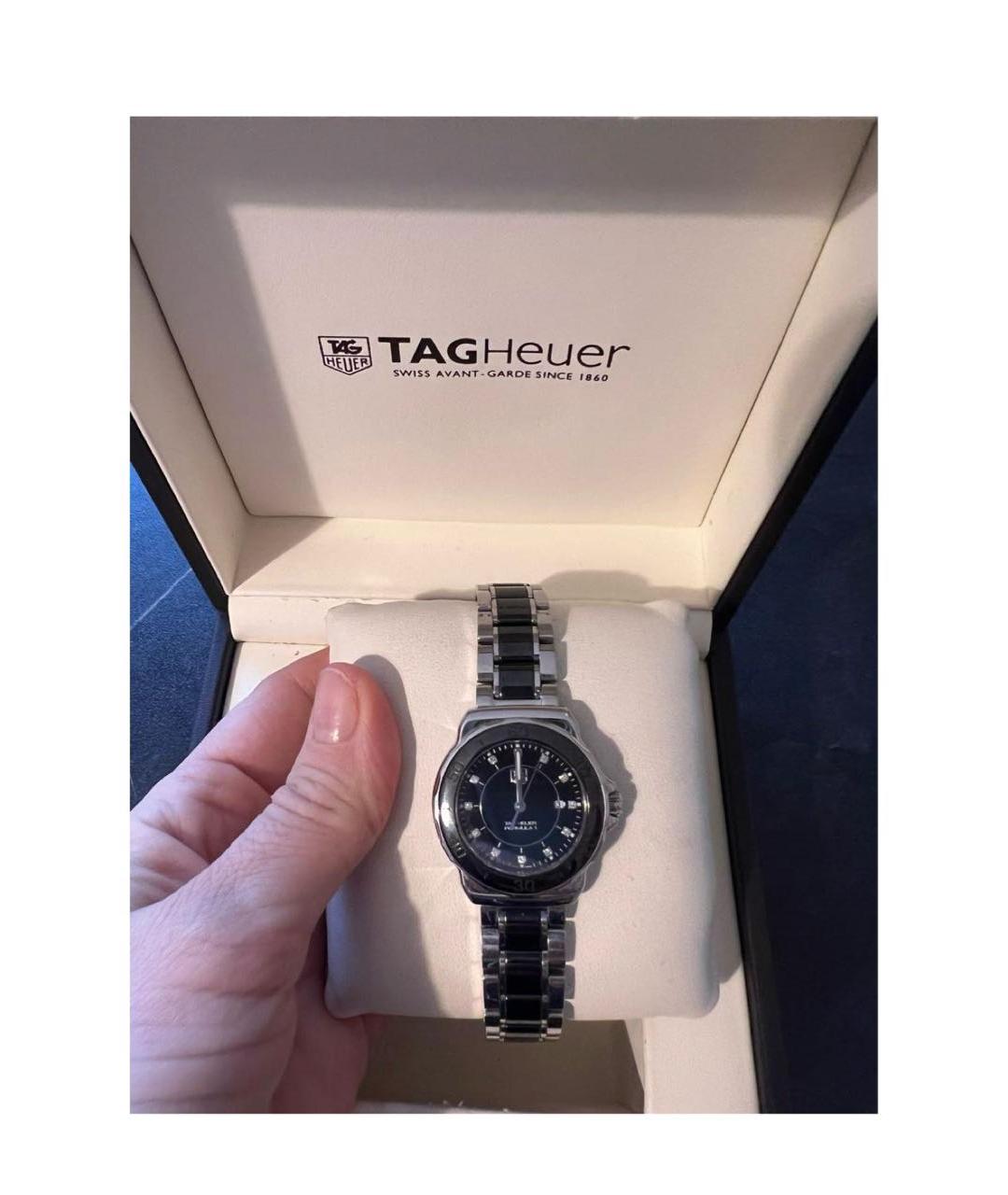 TAG HEUER Черные часы, фото 3