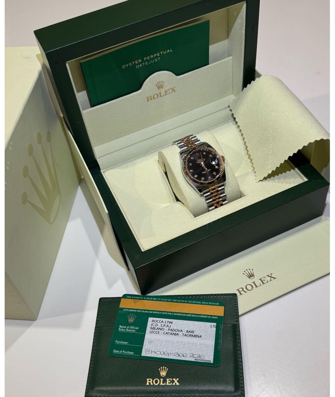 ROLEX Часы из розового золота, фото 4