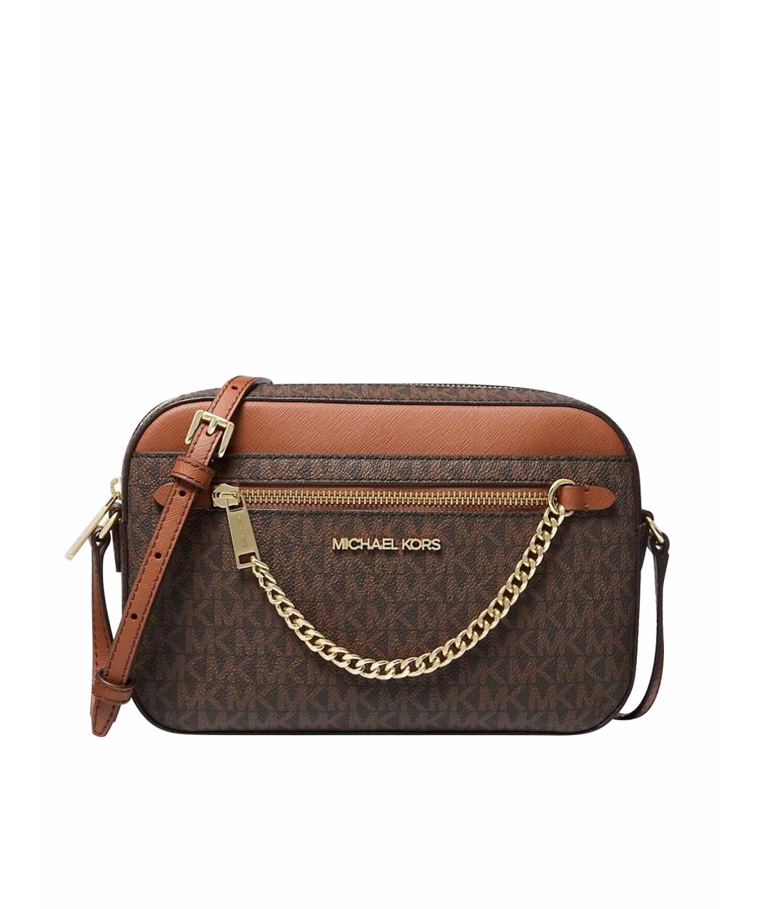 MICHAEL KORS Коричневая сумка через плечо, фото 1