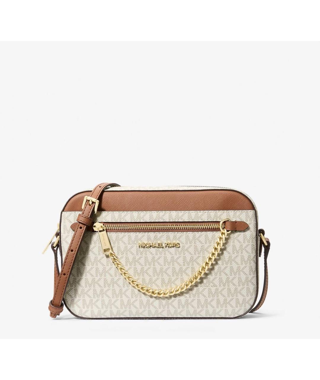 MICHAEL KORS Бежевая сумка через плечо, фото 4