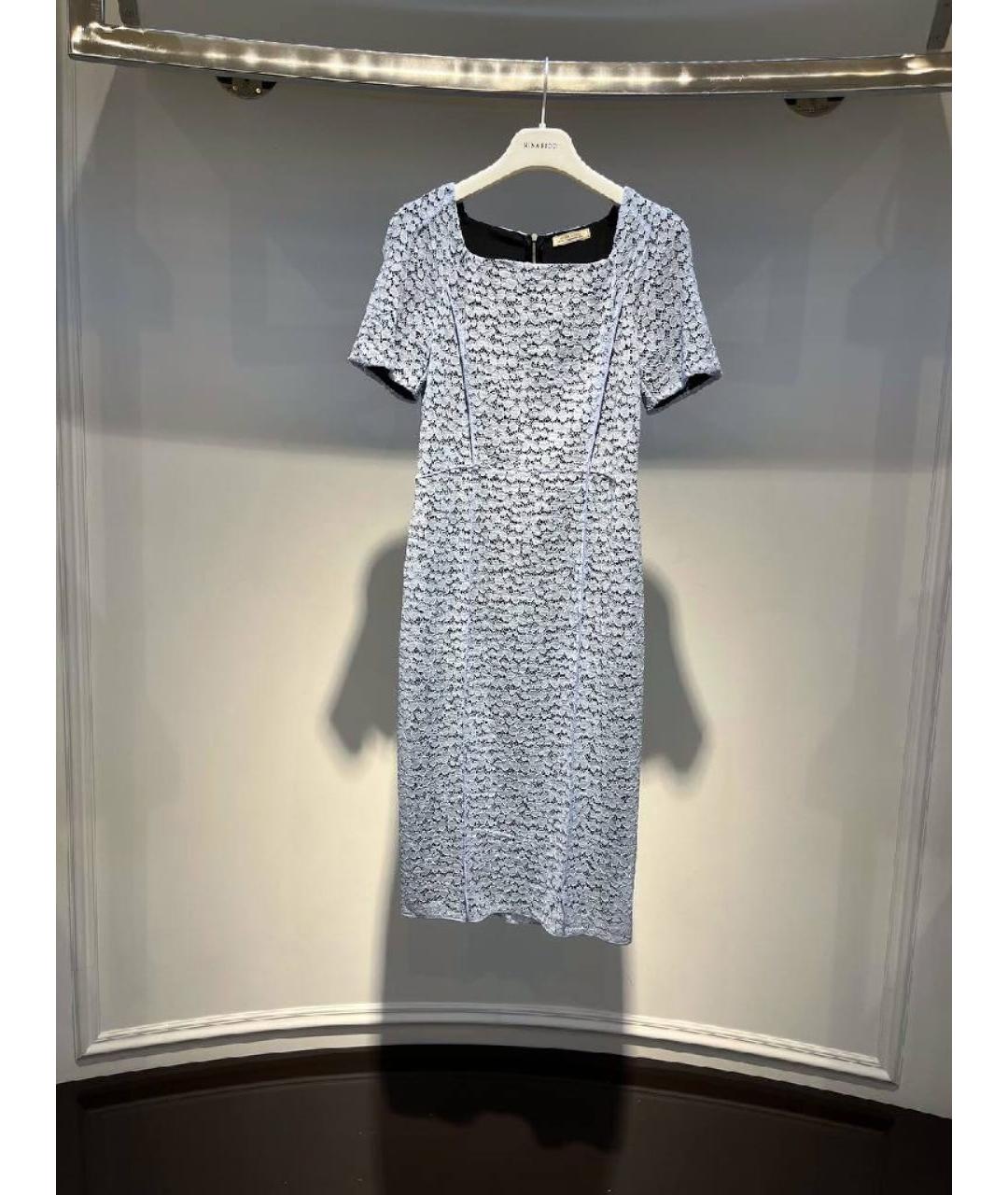 NINA RICCI Голубое платье, фото 3