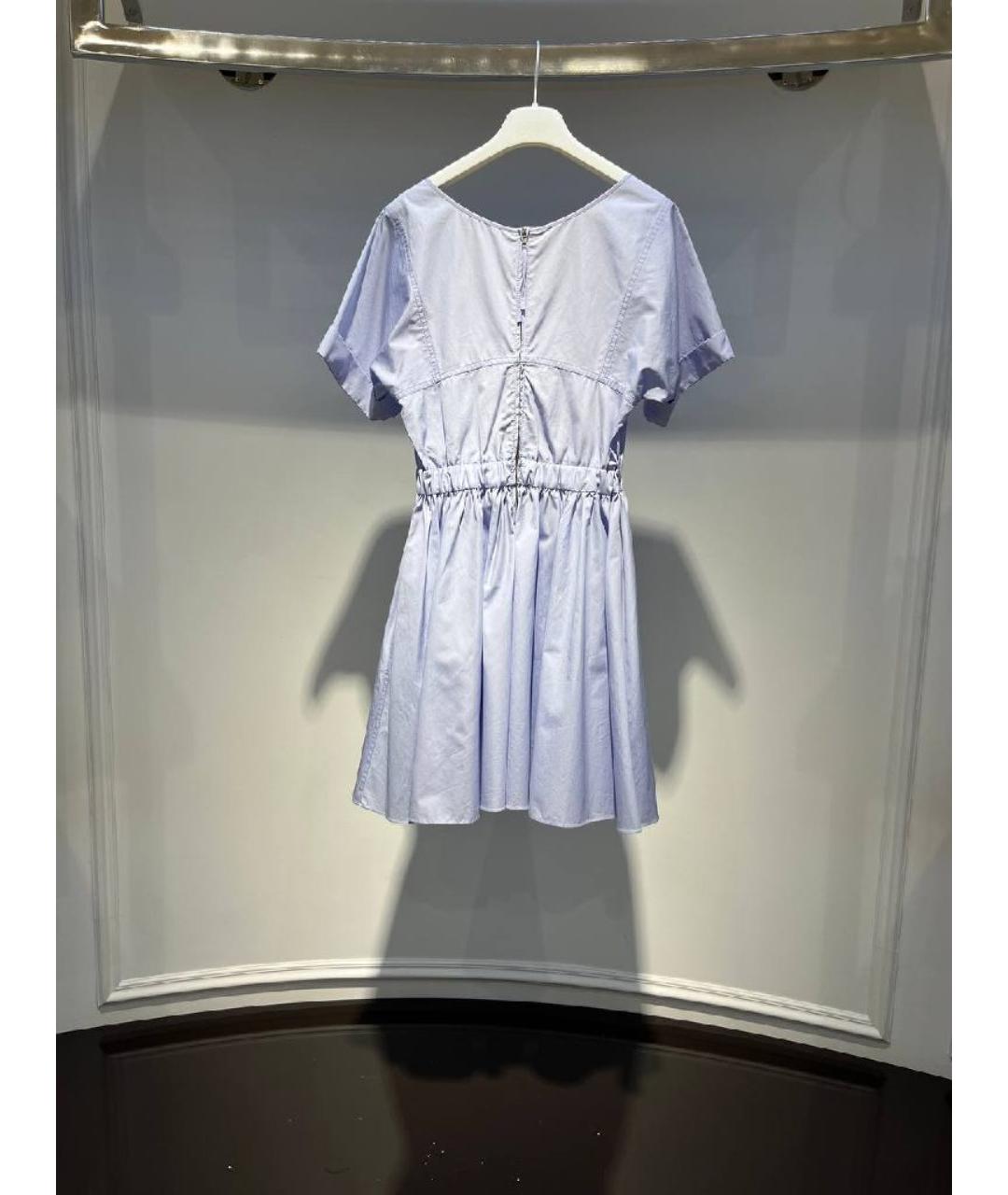 NINA RICCI Голубое платье, фото 2