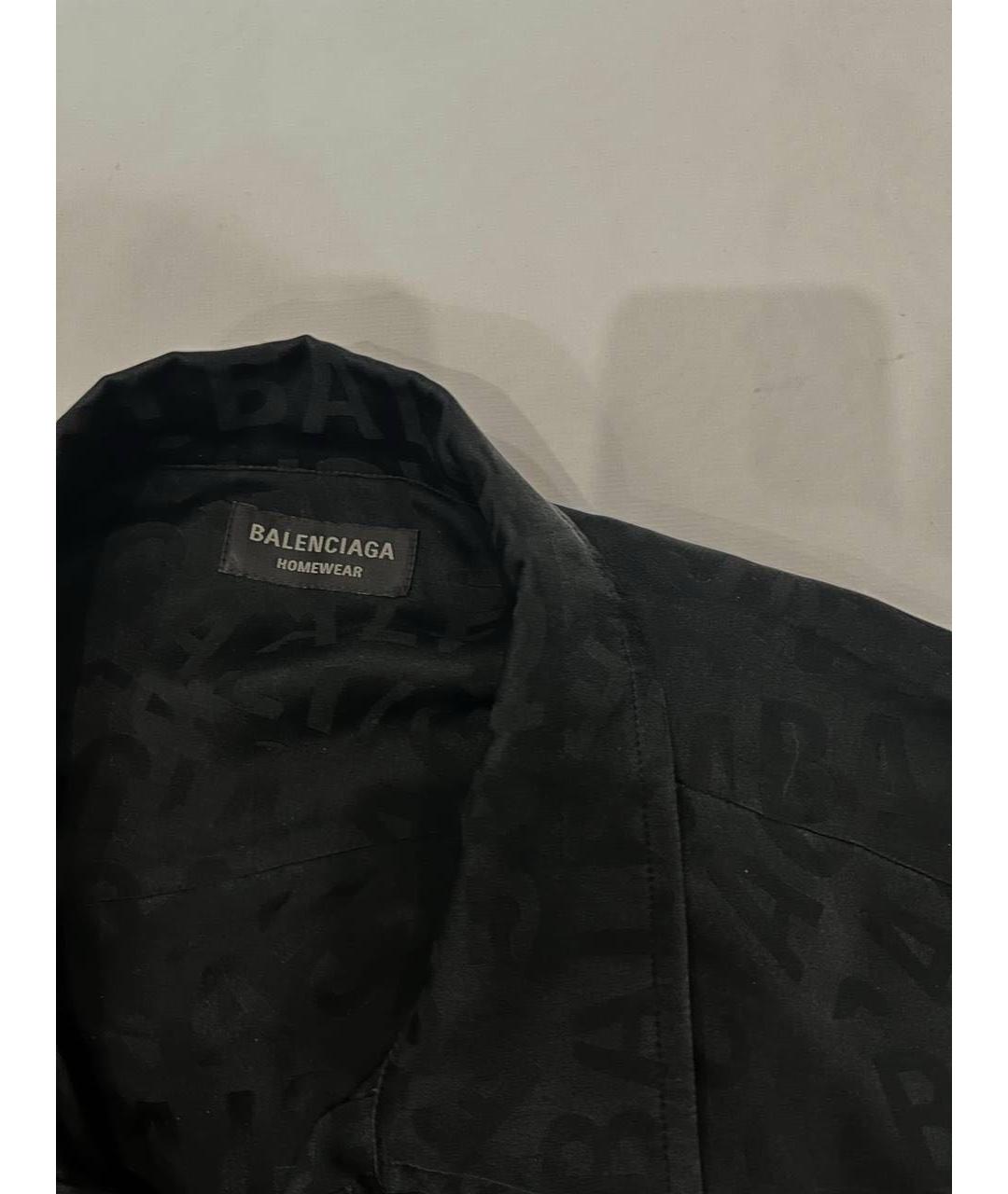 BALENCIAGA Черная кэжуал рубашка, фото 3