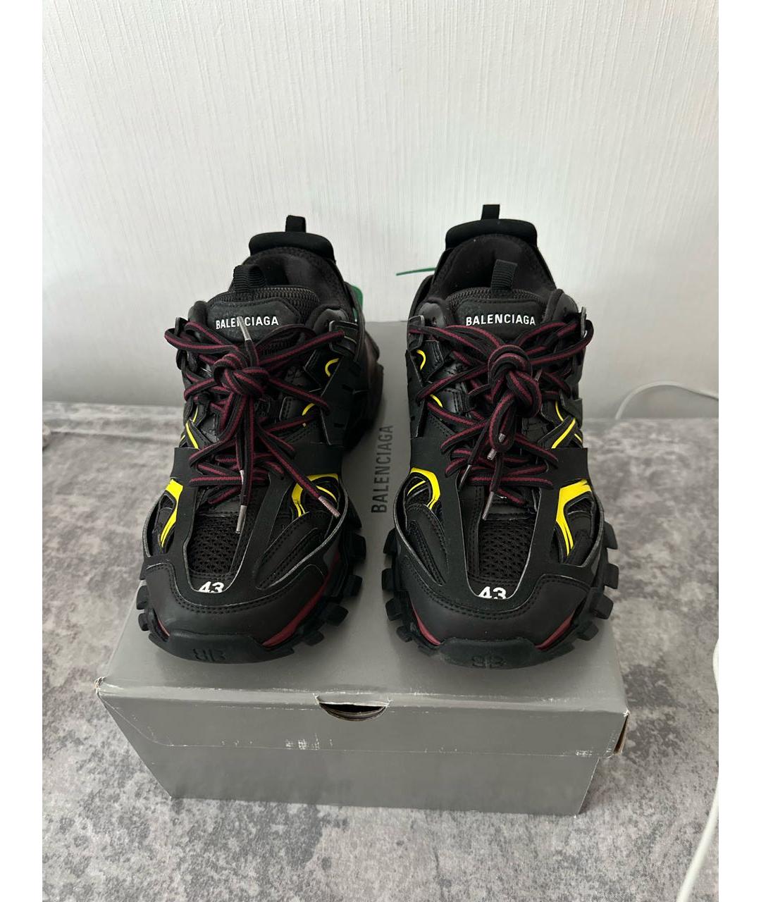 BALENCIAGA Черные низкие кроссовки / кеды, фото 2