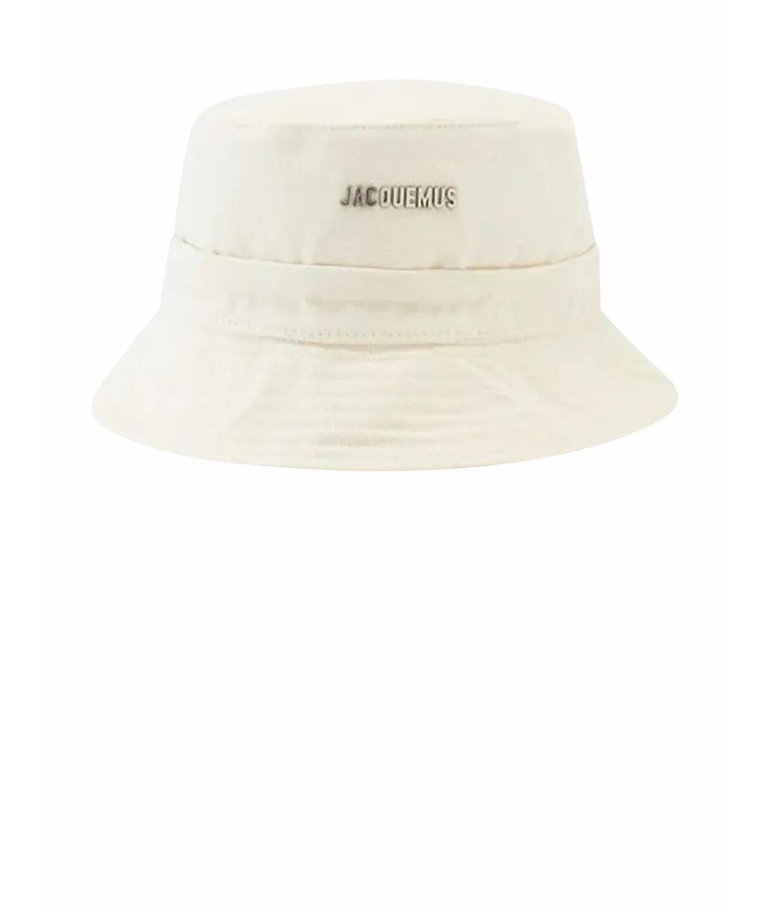 JACQUEMUS Бежевая хлопковая шляпа, фото 1