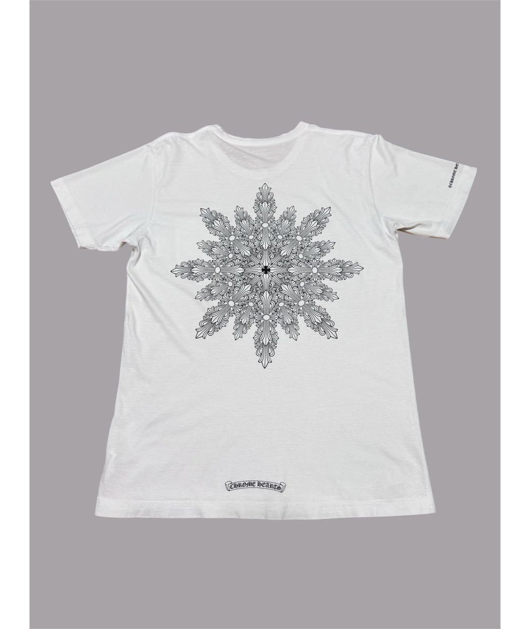 CHROME HEARTS Белая хлопковая футболка, фото 2