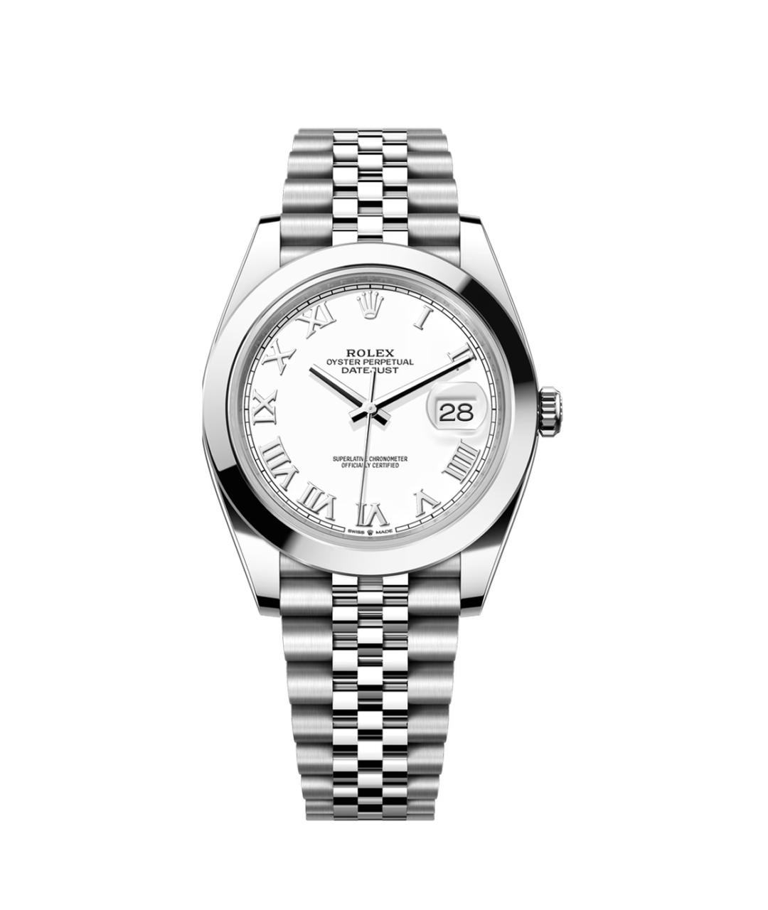 ROLEX Белые часы, фото 1
