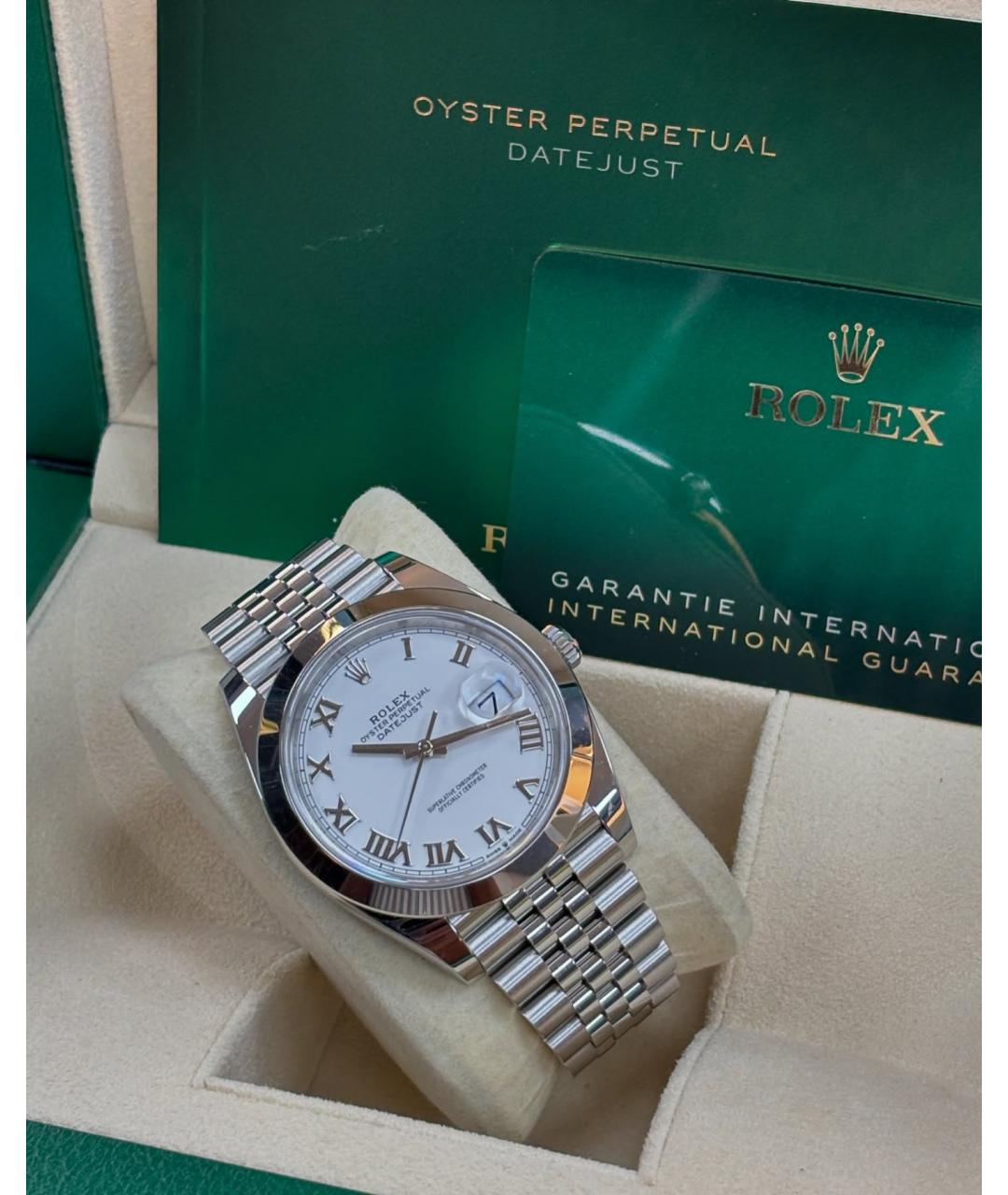 ROLEX Белые часы, фото 4