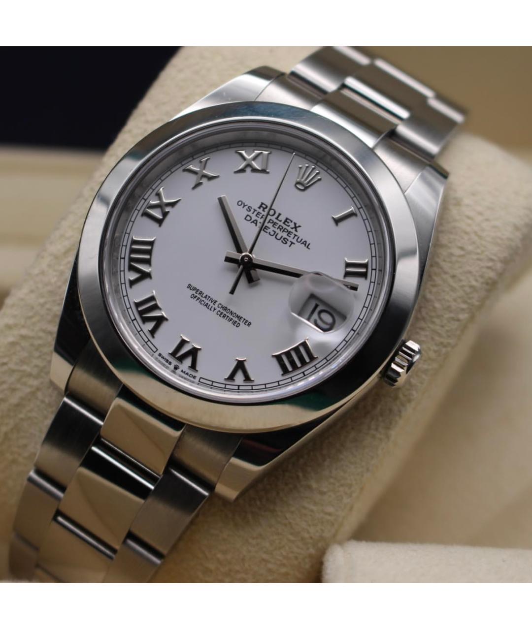 ROLEX Белые часы, фото 4