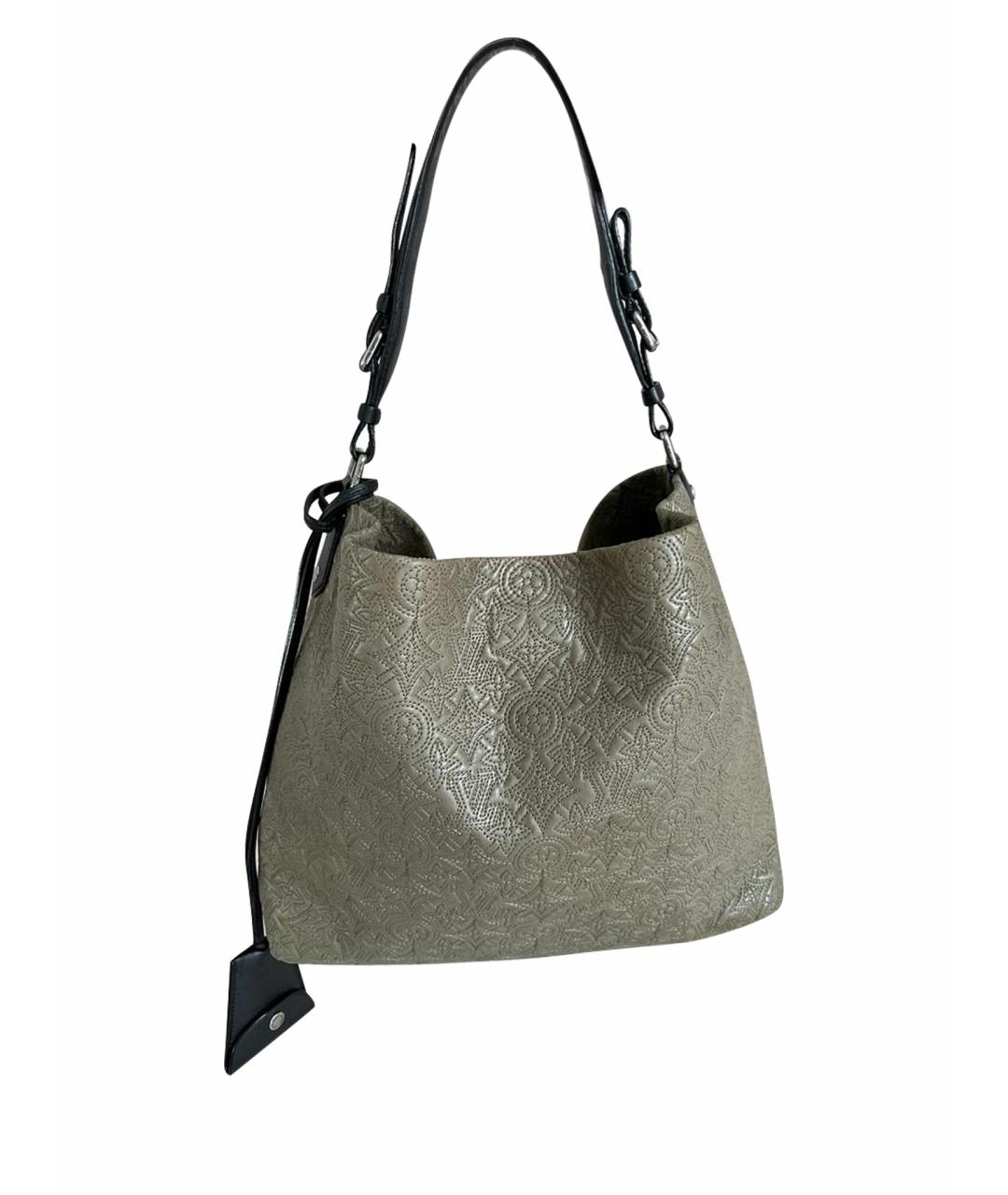 LOUIS VUITTON Бежевая кожаная сумка через плечо, фото 1