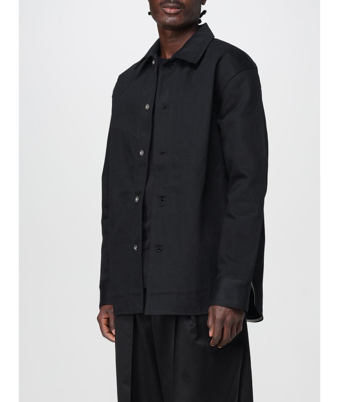 JIL SANDER Черная хлопковая куртка, фото 5