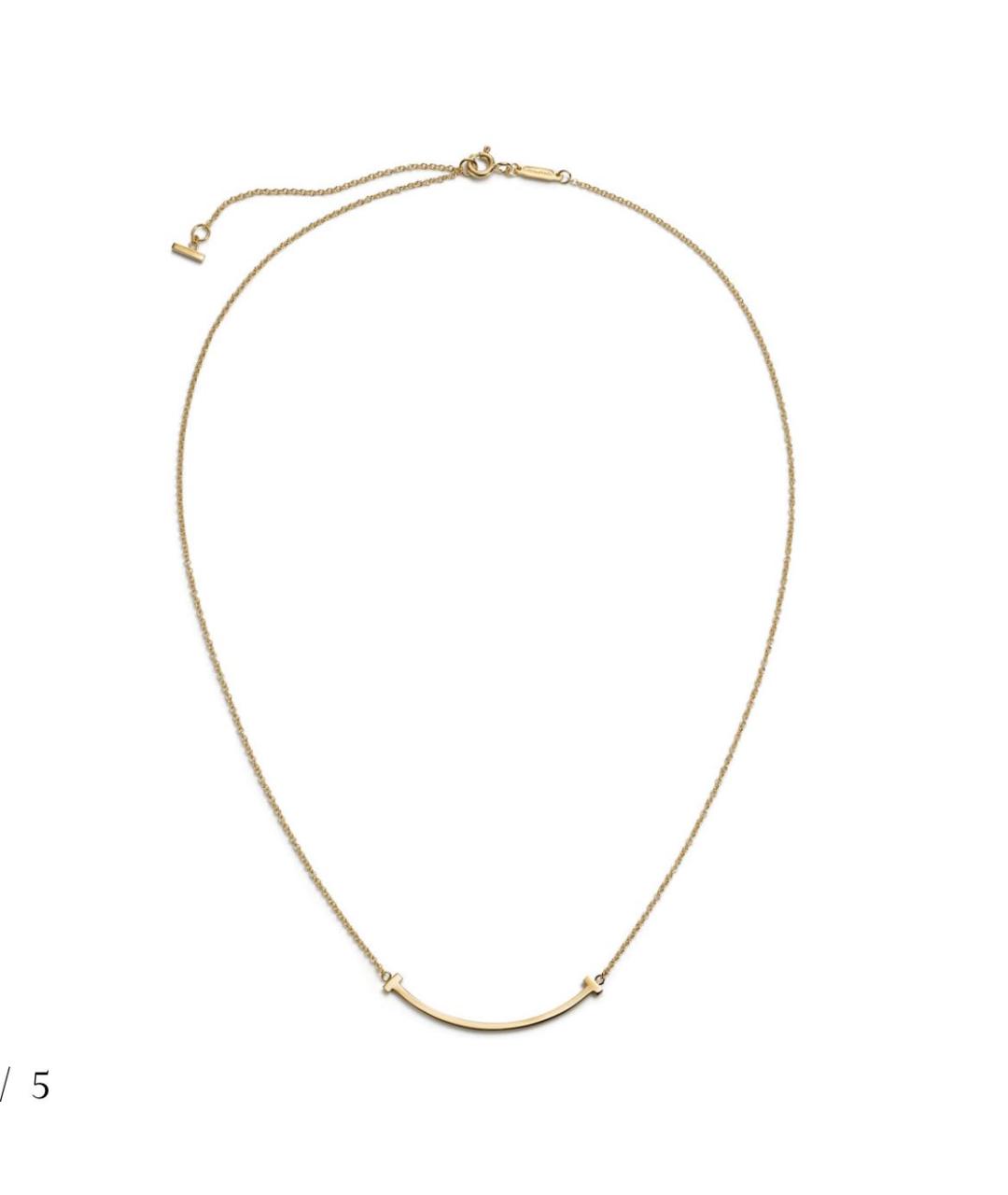 TIFFANY&CO Золотое колье из желтого золота, фото 3