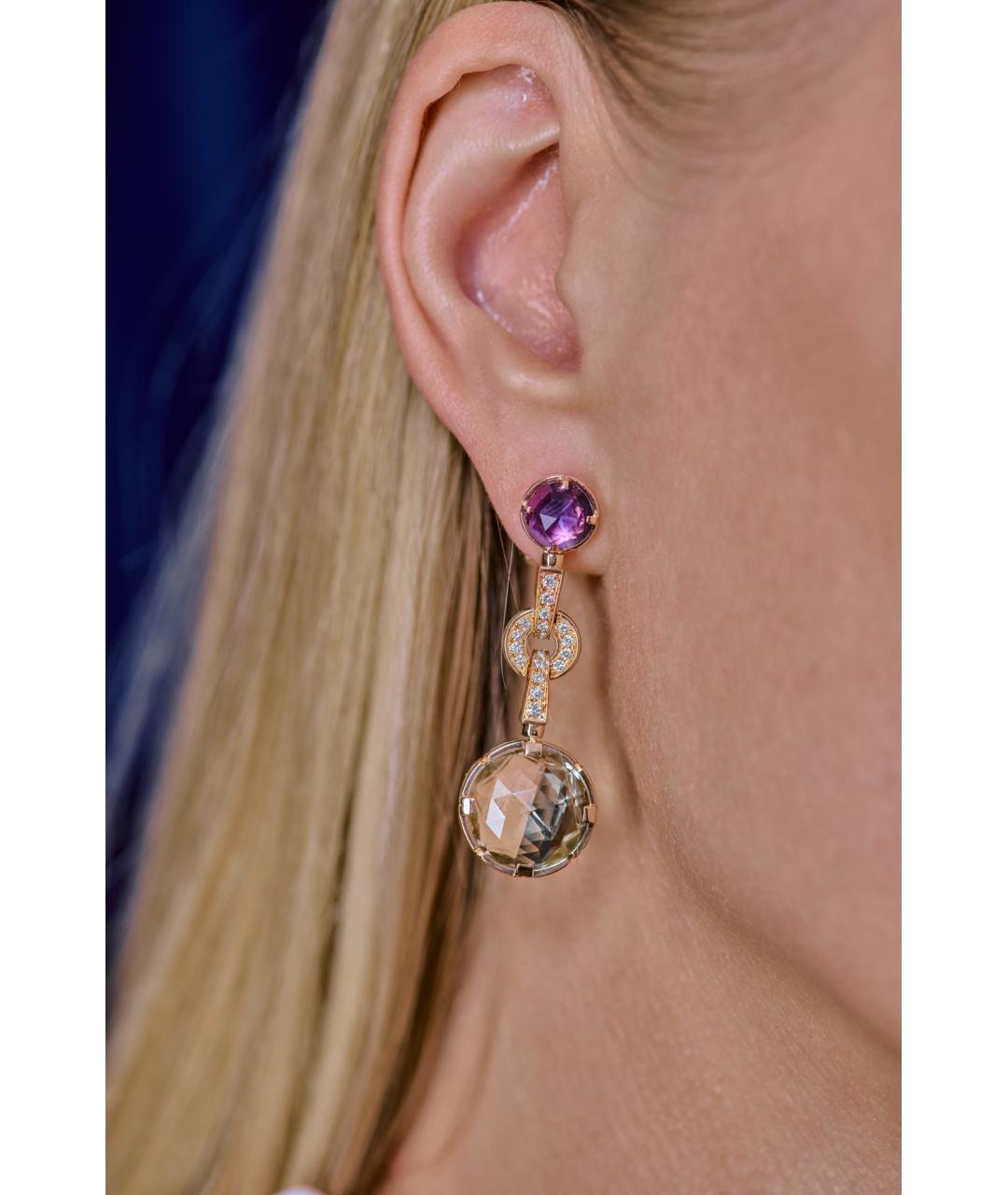 BVLGARI Серьги из розового золота, фото 2