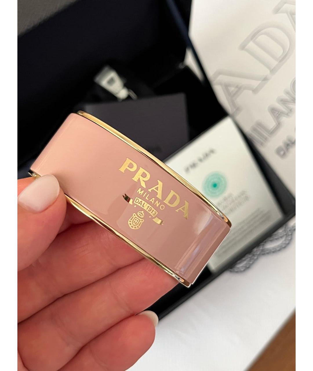 PRADA Розовый браслет, фото 4