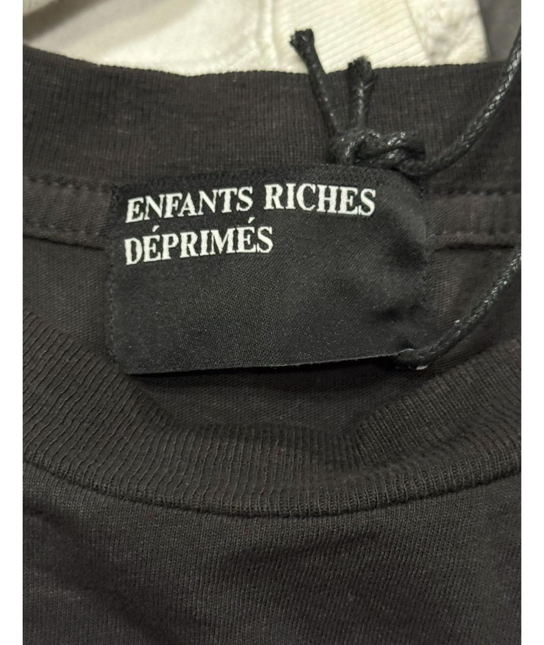 Enfants Riches Déprimés Черная хлопковая футболка, фото 4