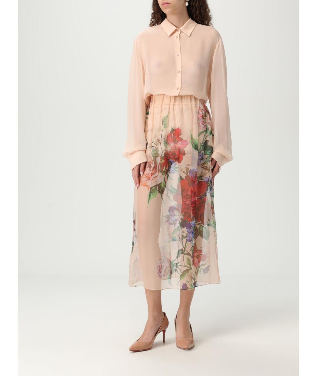 DOLCE&GABBANA Мульти юбка миди, фото 3