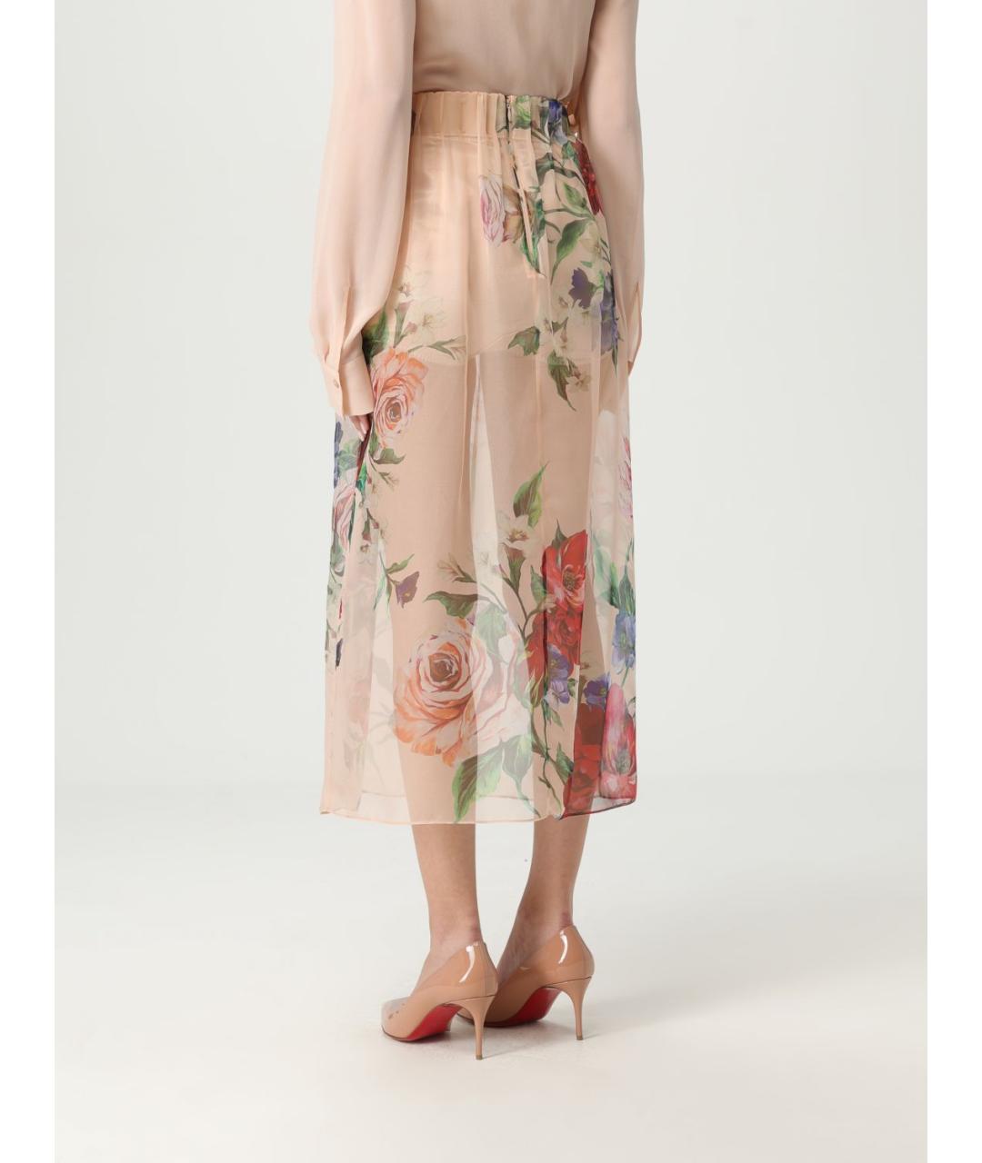 DOLCE&GABBANA Мульти юбка миди, фото 4