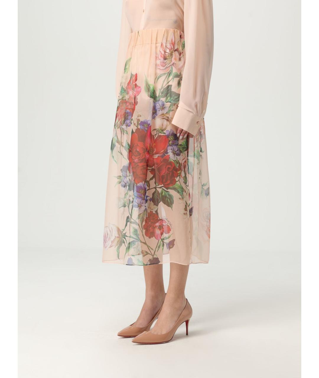 DOLCE&GABBANA Мульти юбка миди, фото 5