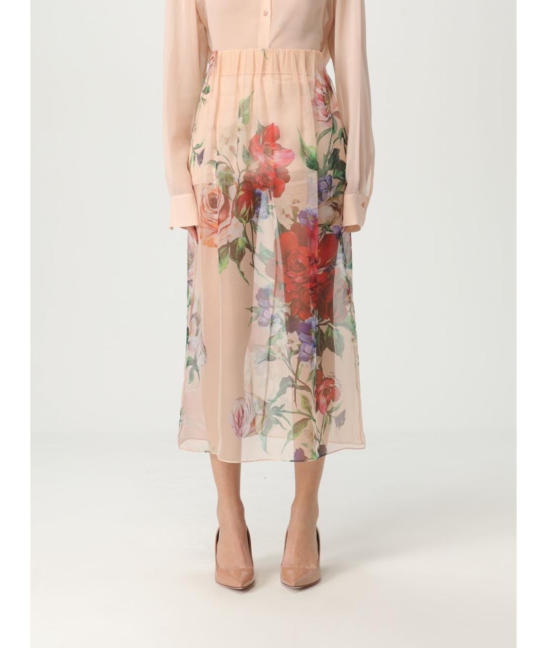 DOLCE&GABBANA Мульти юбка миди, фото 2
