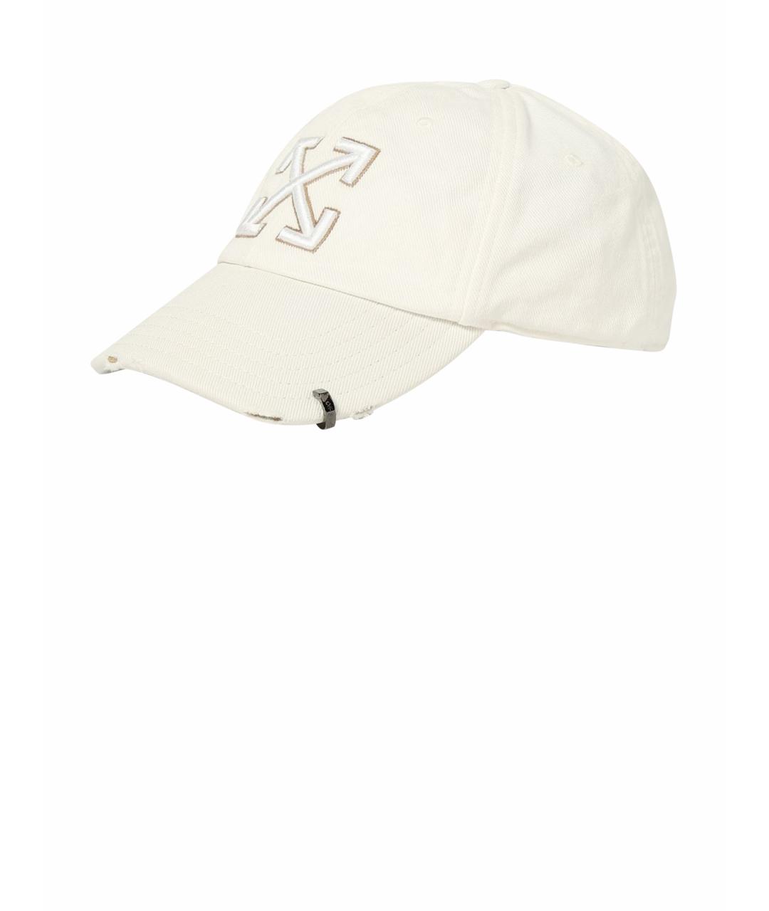 OFF-WHITE Белая кепка, фото 1