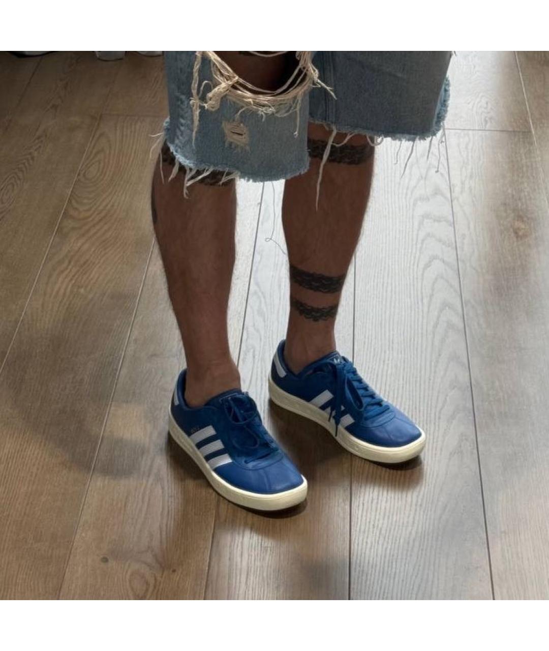 ADIDAS Синие низкие кроссовки / кеды, фото 4