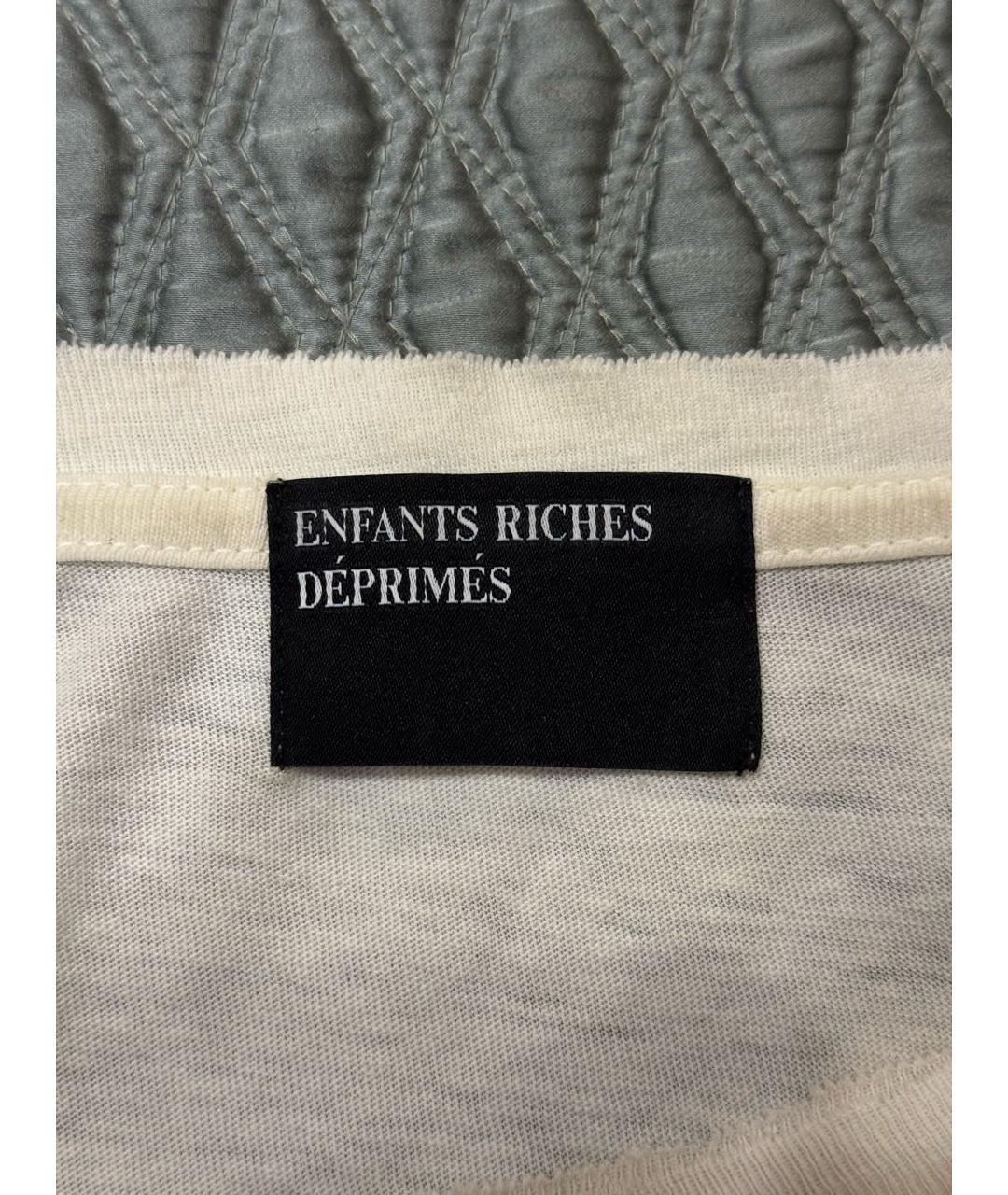Enfants Riches Déprimés Белая хлопковая футболка, фото 4
