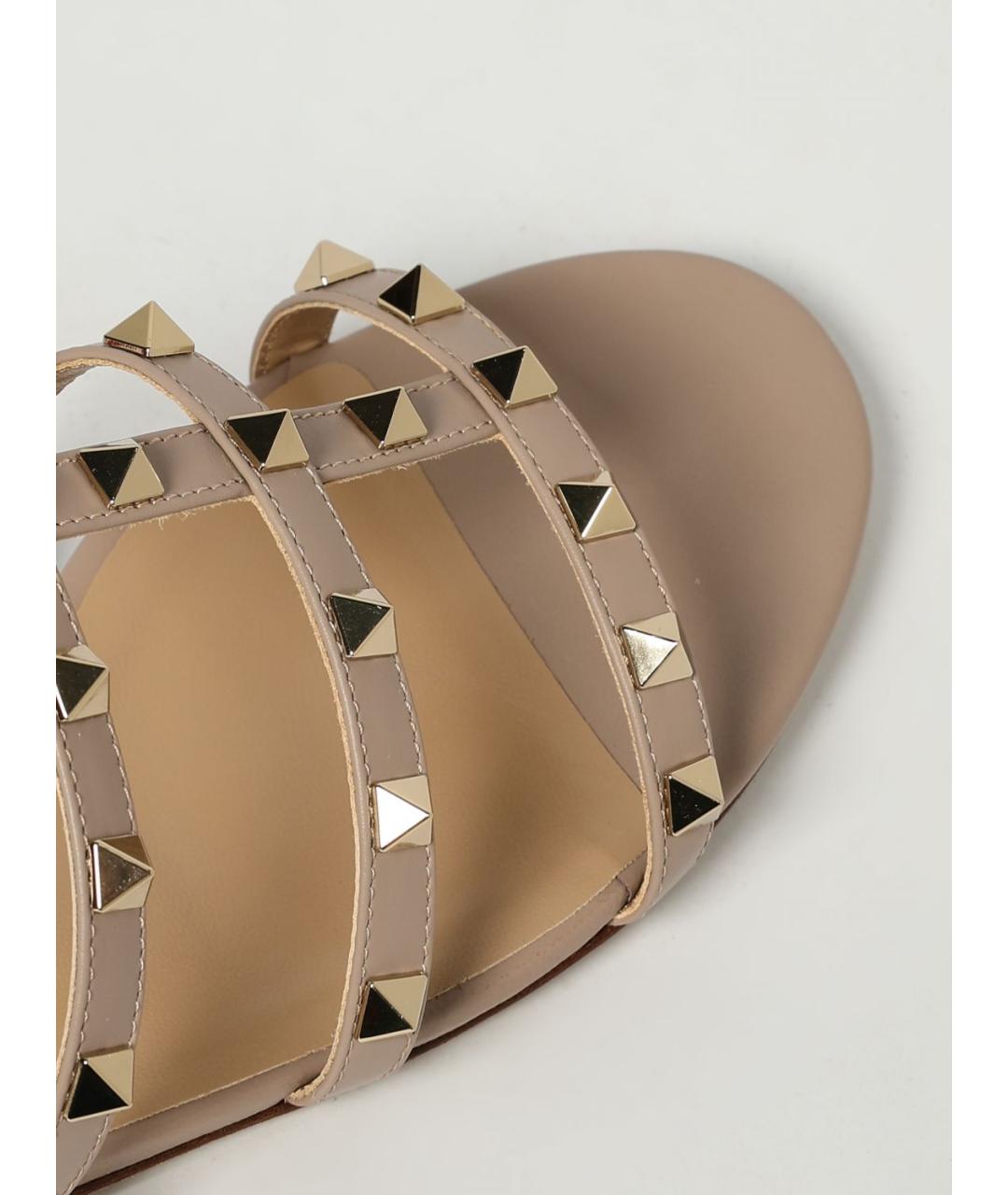 VALENTINO Бежевые сандалии, фото 4