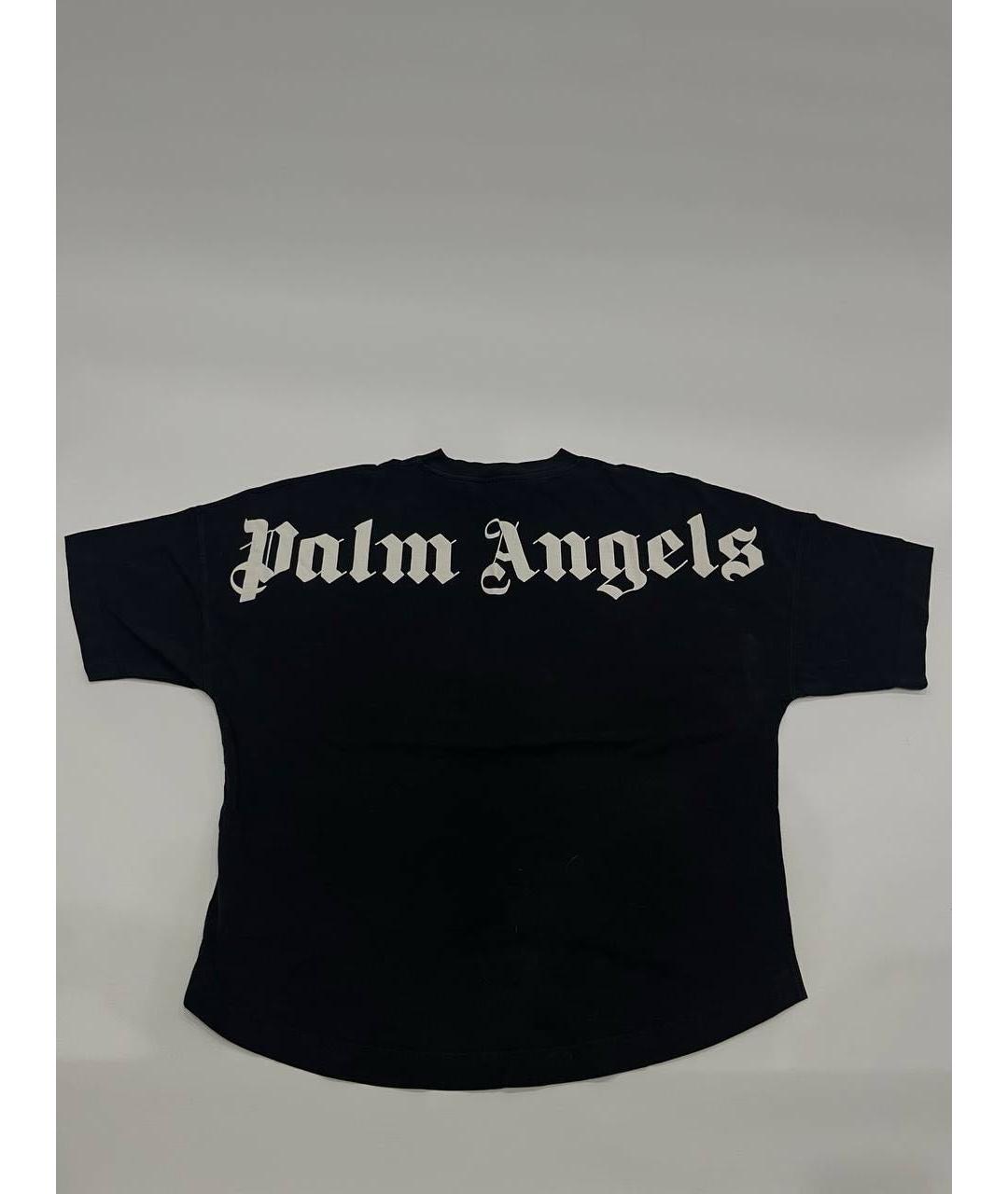 PALM ANGELS Черная футболка, фото 2
