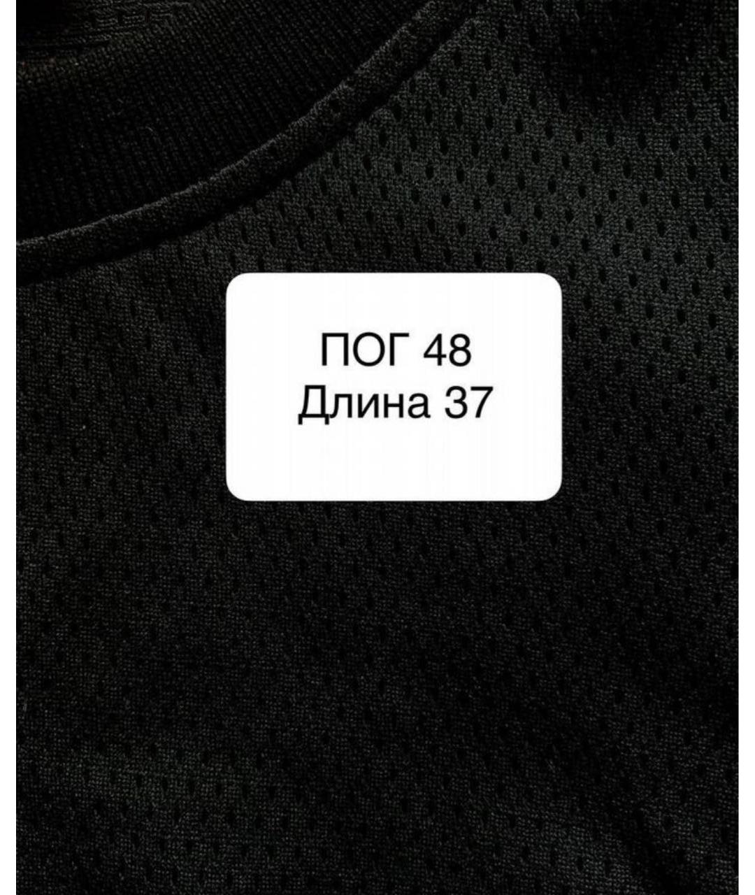 MAX MARA Черная полиэстеровая майка, фото 4