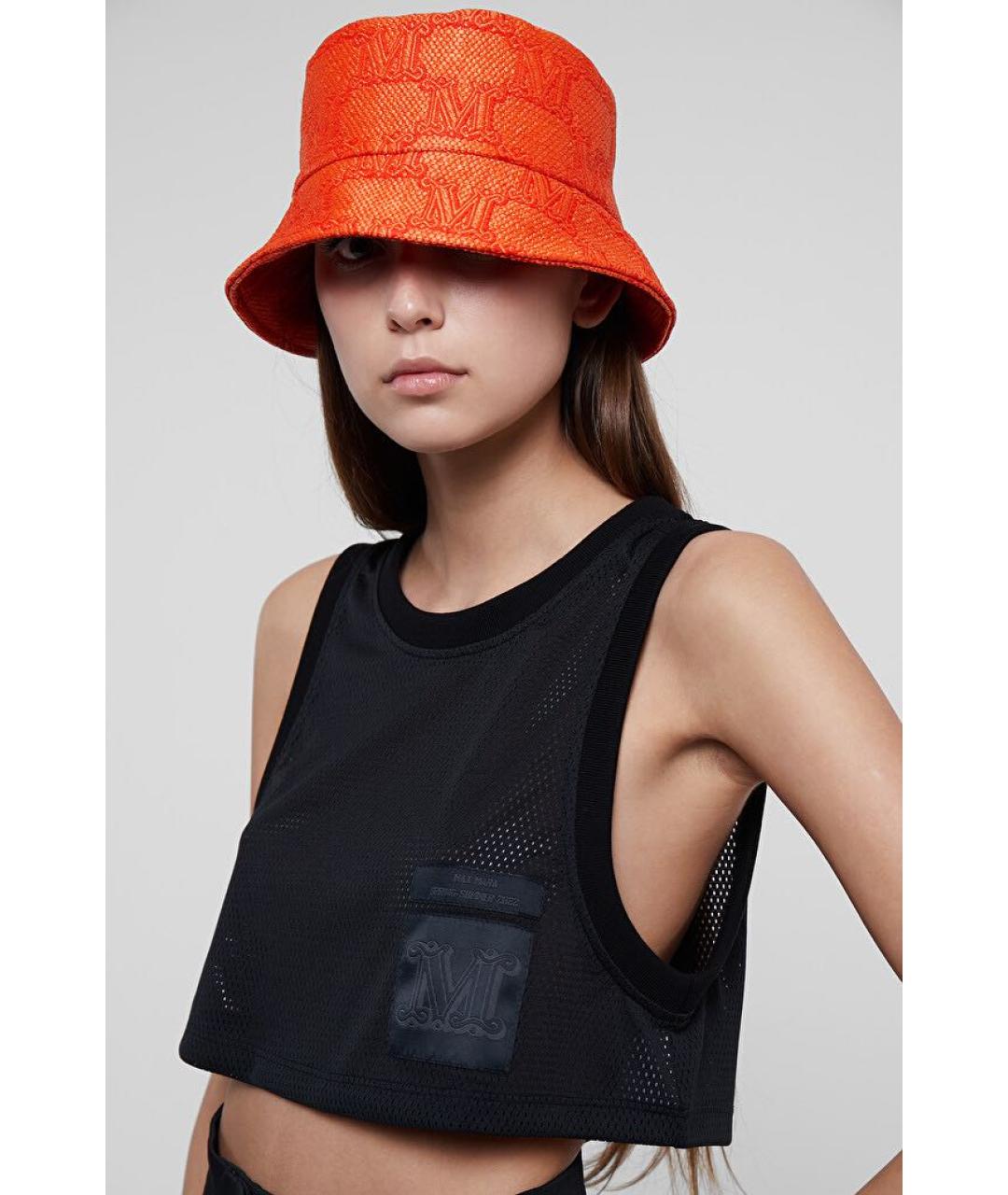 MAX MARA Черная полиэстеровая майка, фото 7