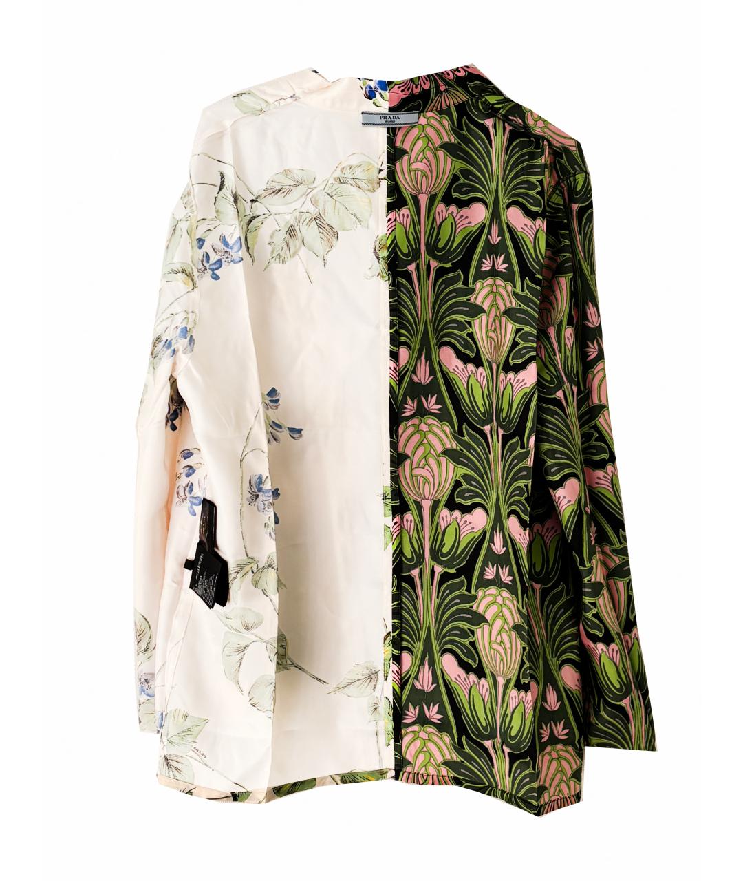 PRADA Мульти шелковая пижама, фото 3