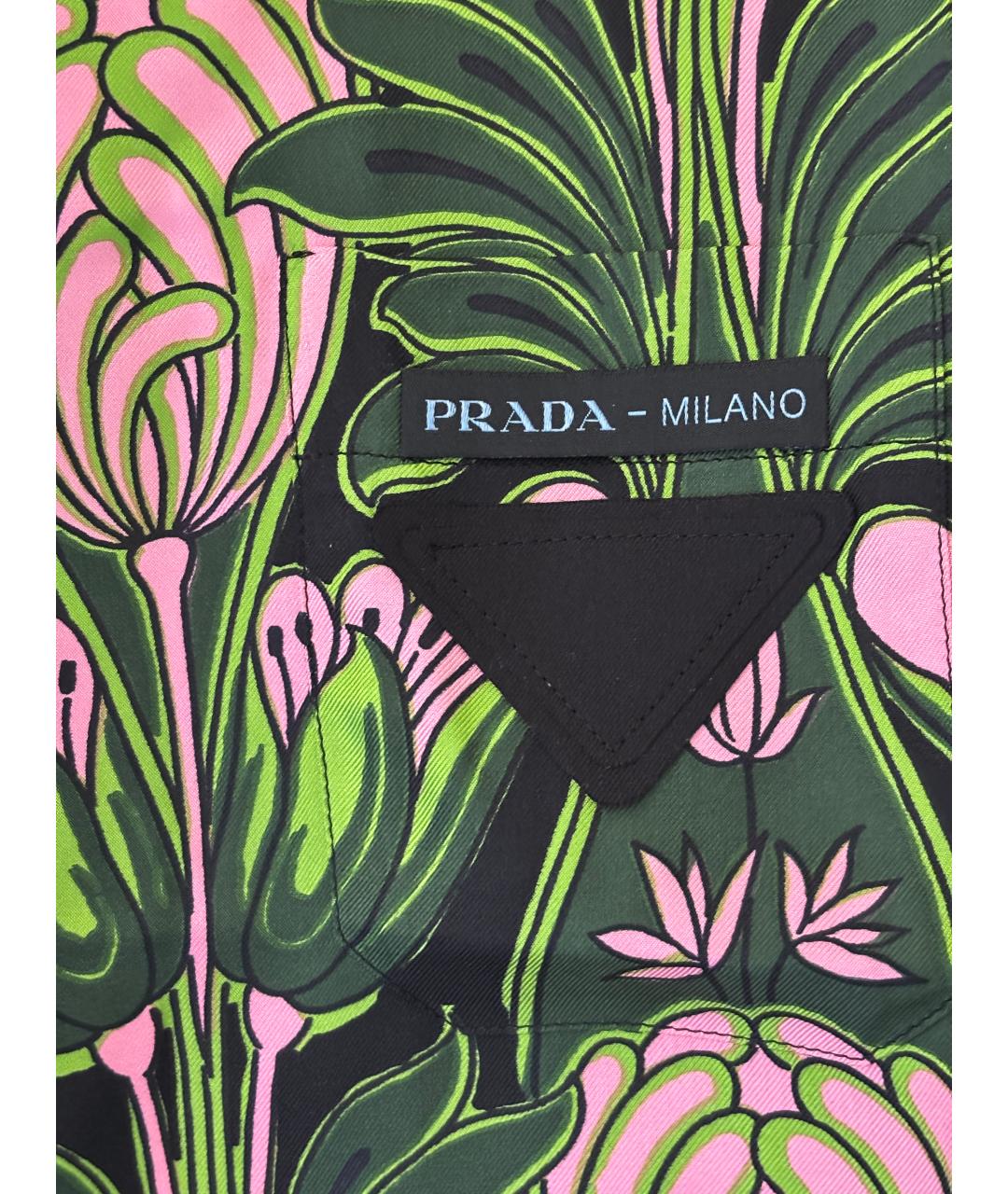 PRADA Мульти шелковая пижама, фото 5