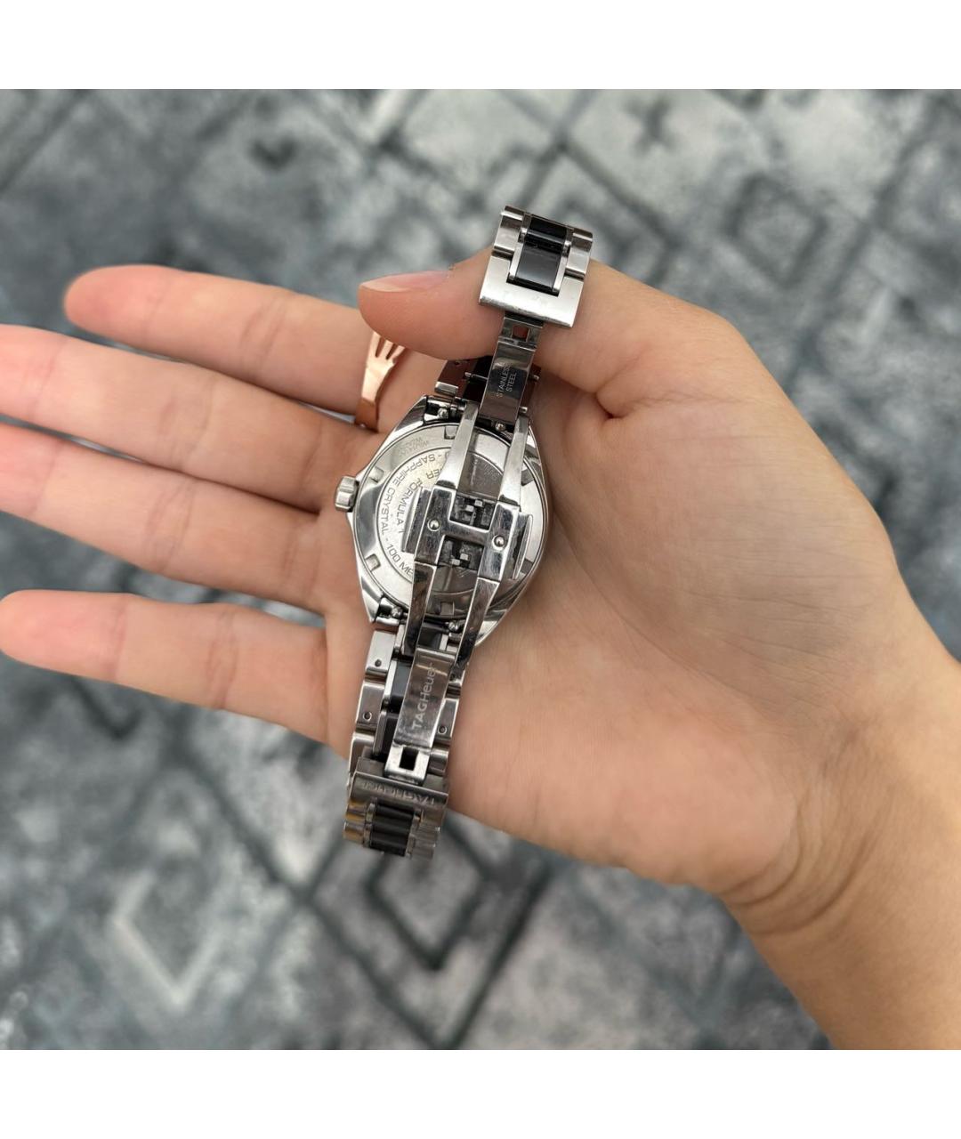 TAG HEUER Серебряные часы, фото 3