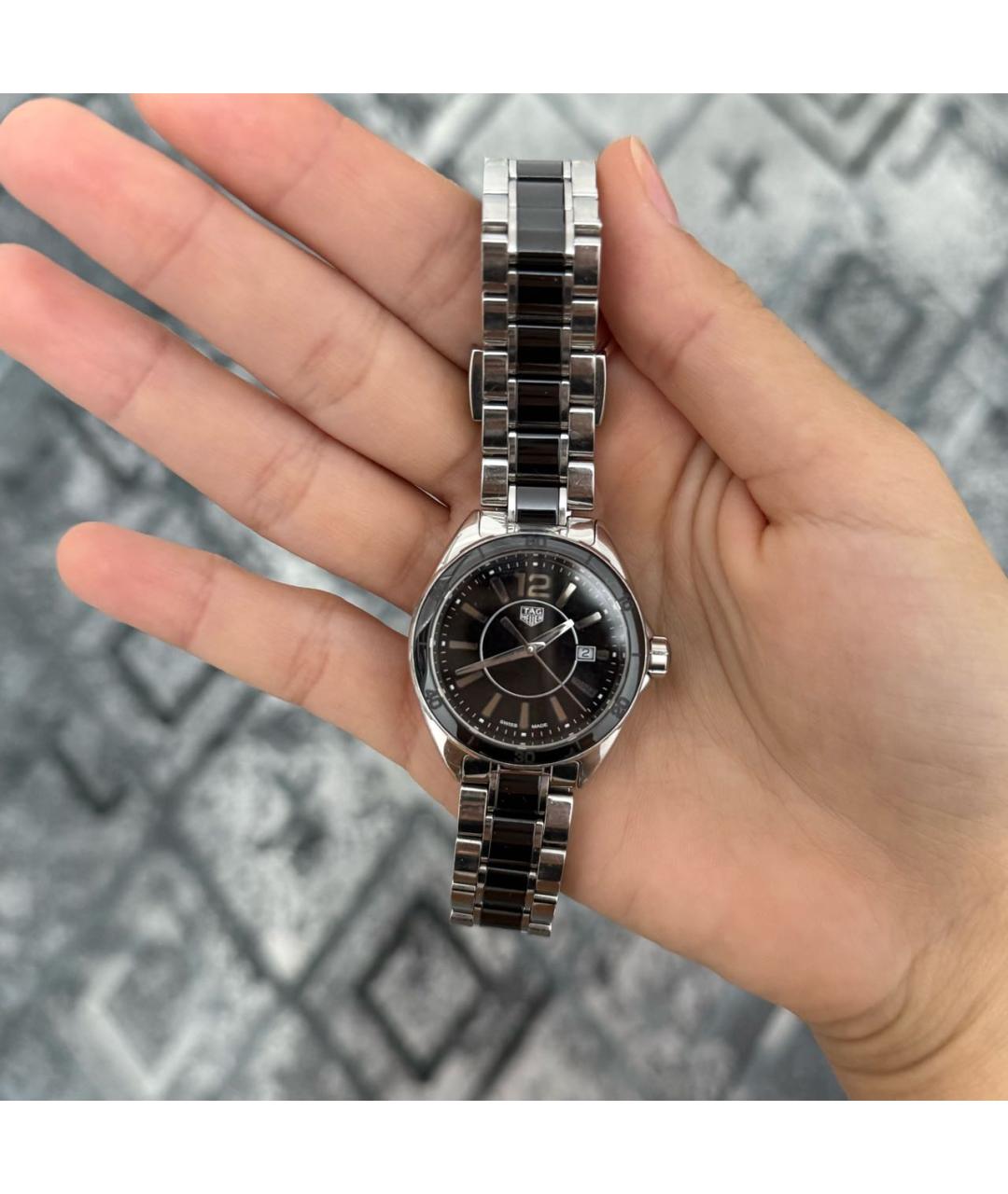TAG HEUER Серебряные часы, фото 2