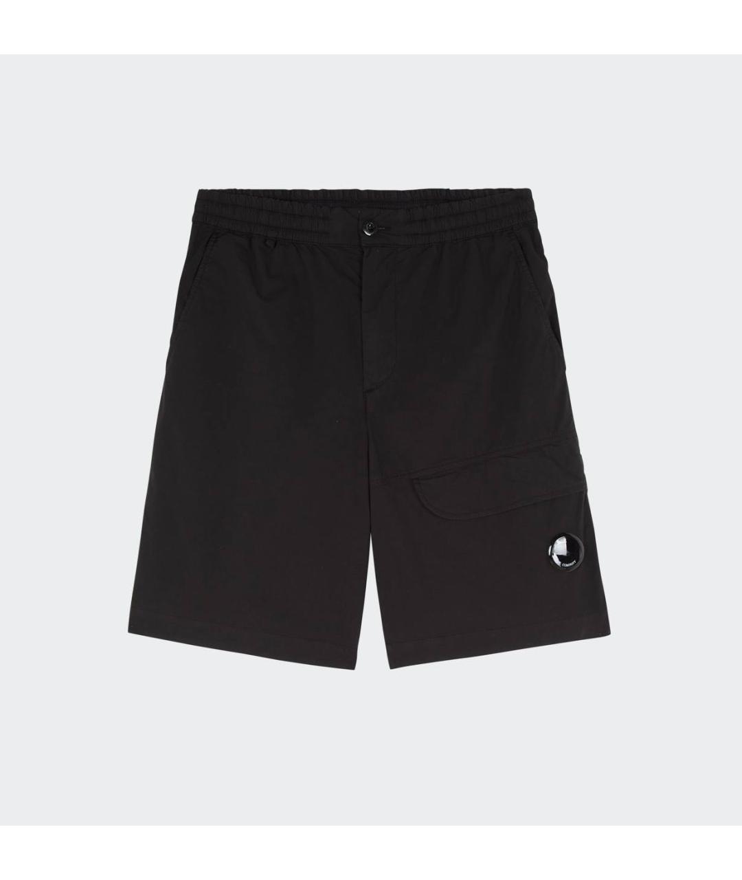 CP COMPANY Черные хлопковые шорты, фото 4
