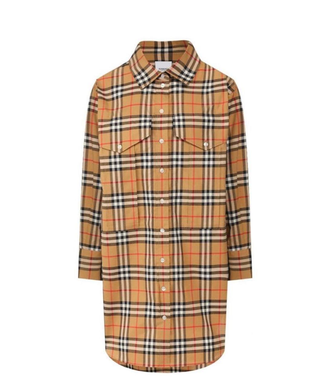 BURBERRY Мульти хлопковая рубашка, фото 7