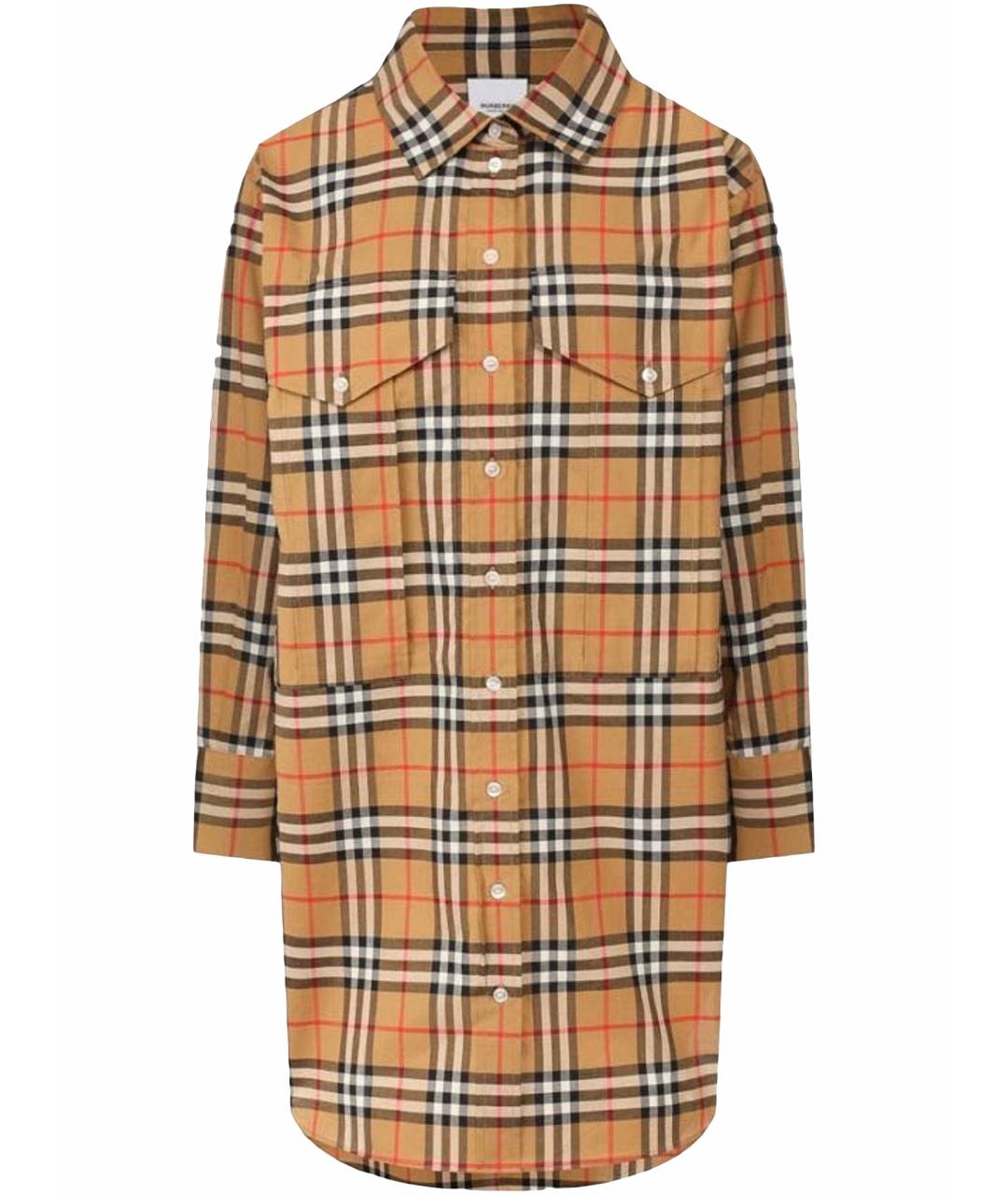 BURBERRY Мульти хлопковая рубашка, фото 1
