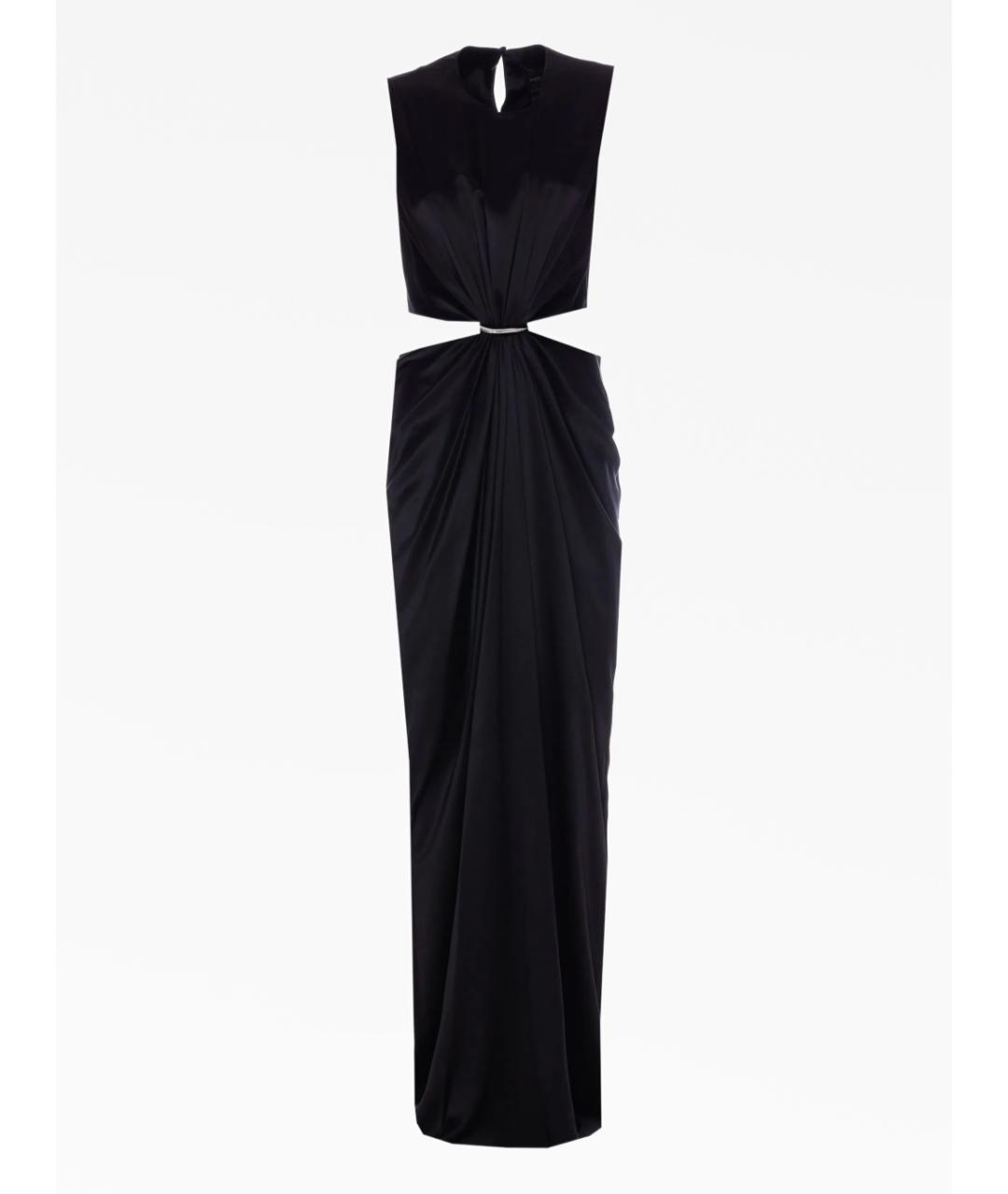 MAX MARA Черное шелковое платье, фото 6