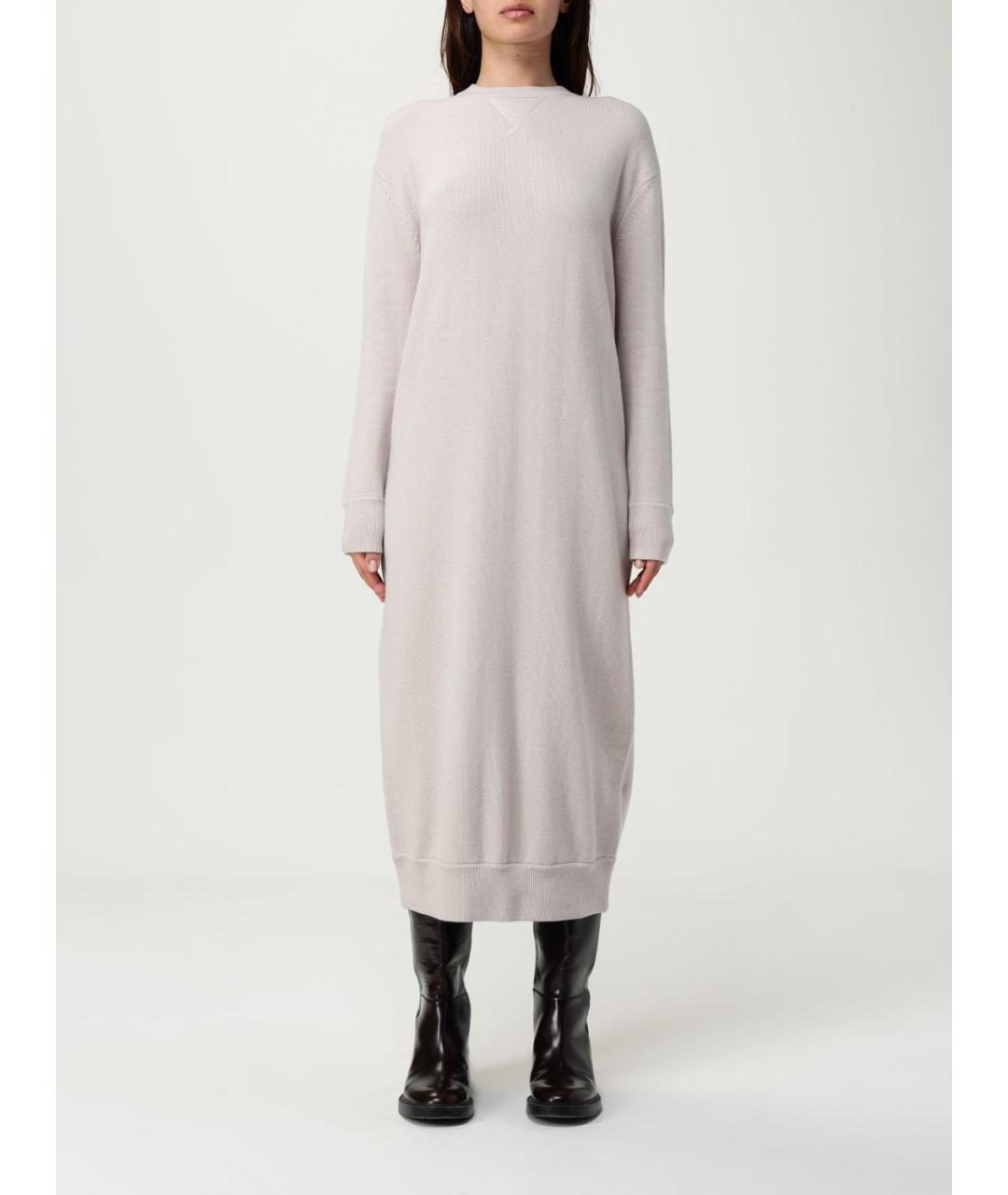 'S MAX MARA Серое повседневное платье, фото 5