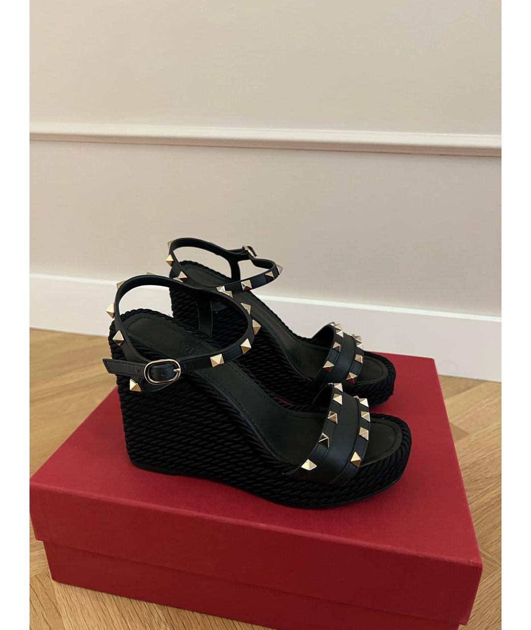 VALENTINO Черные босоножки, фото 9