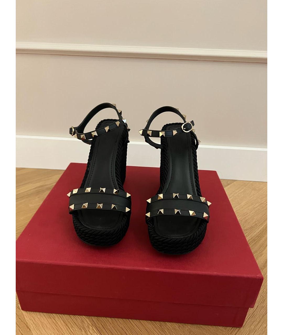 VALENTINO Черные босоножки, фото 2