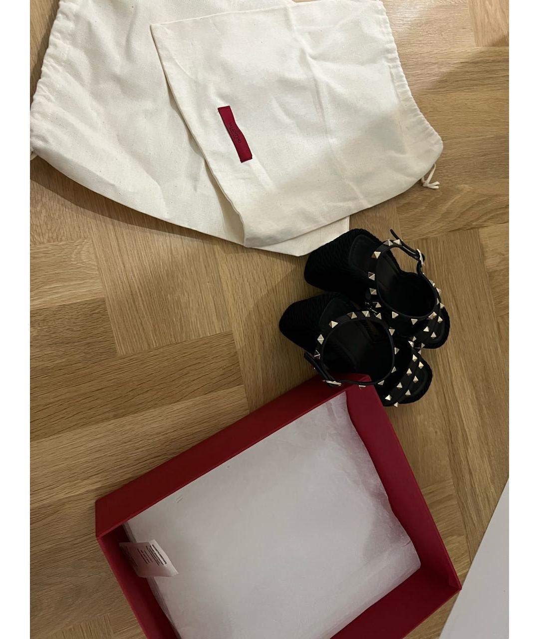 VALENTINO Черные босоножки, фото 7