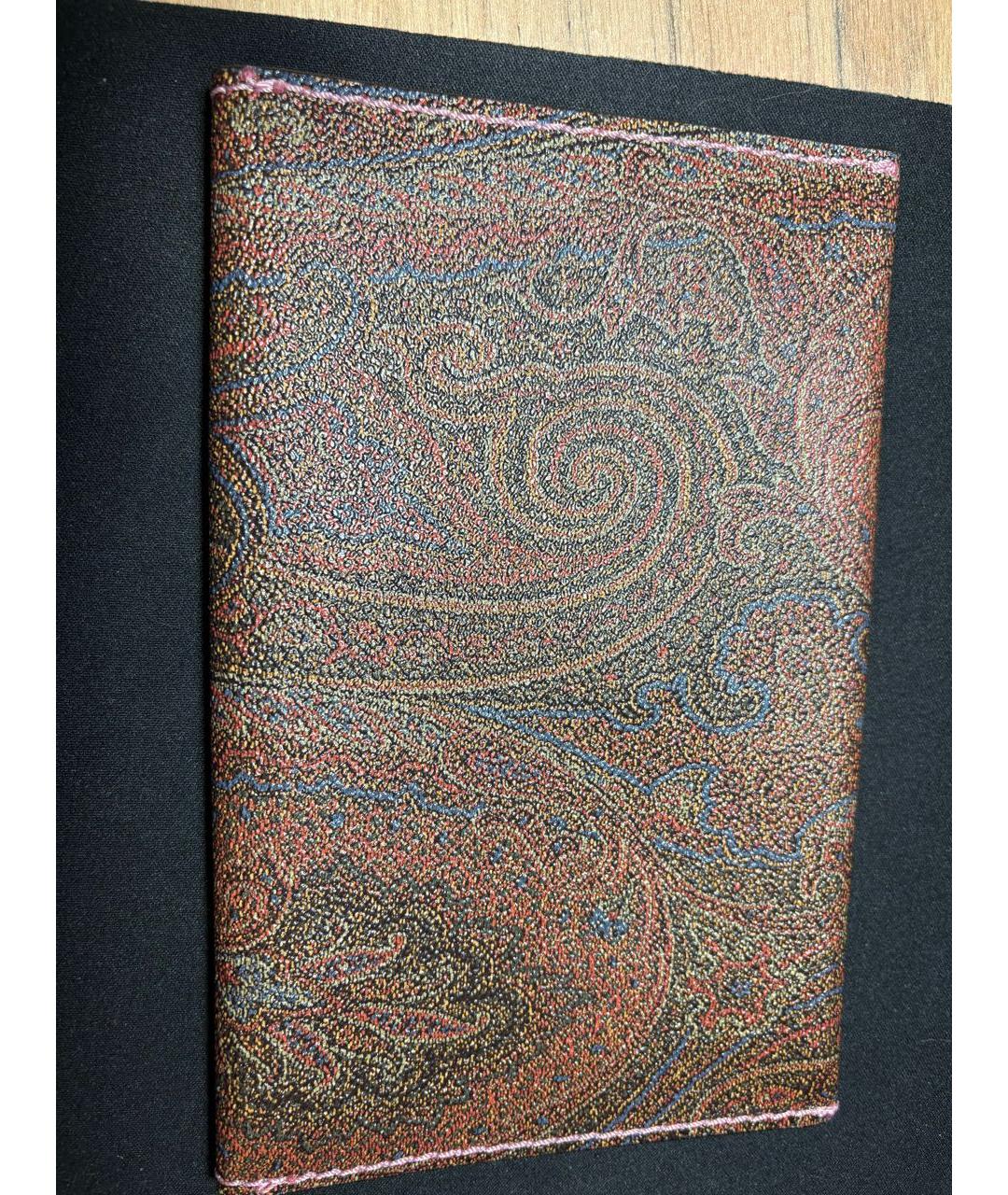 ETRO Коричневый кошелек, фото 3