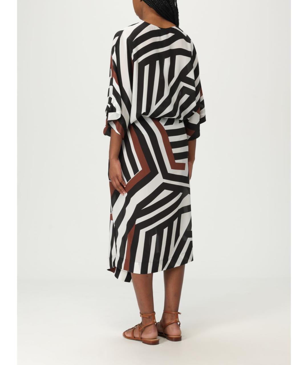 MAX MARA Мульти шелковое платье, фото 3