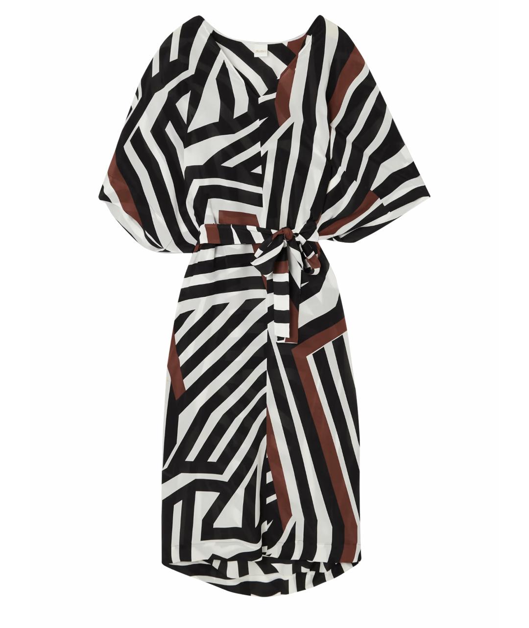 MAX MARA Мульти шелковое платье, фото 1
