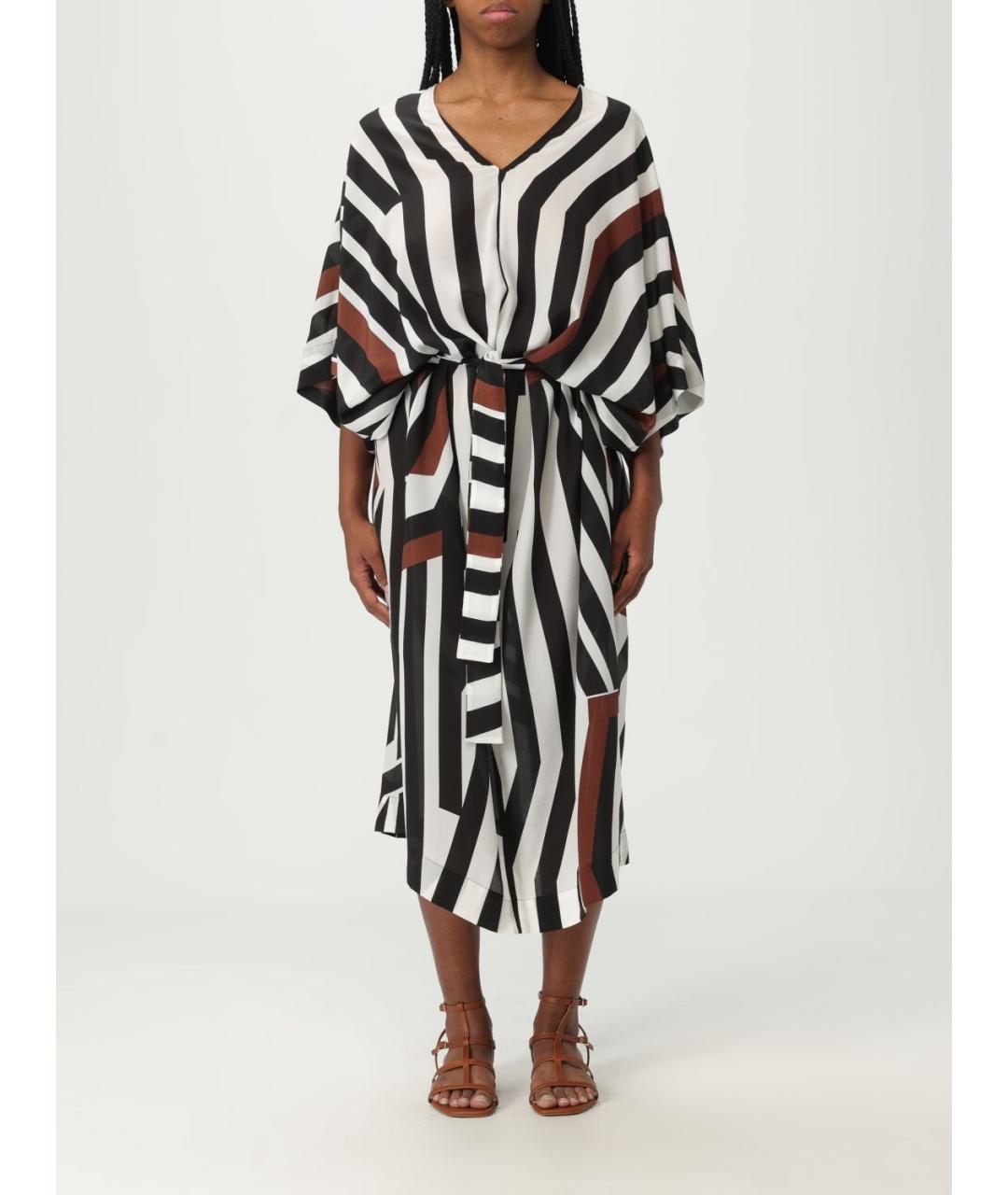 MAX MARA Мульти шелковое платье, фото 2